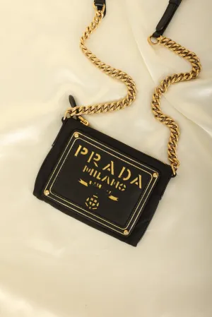 Prada Nylon Cut Out Crossbody