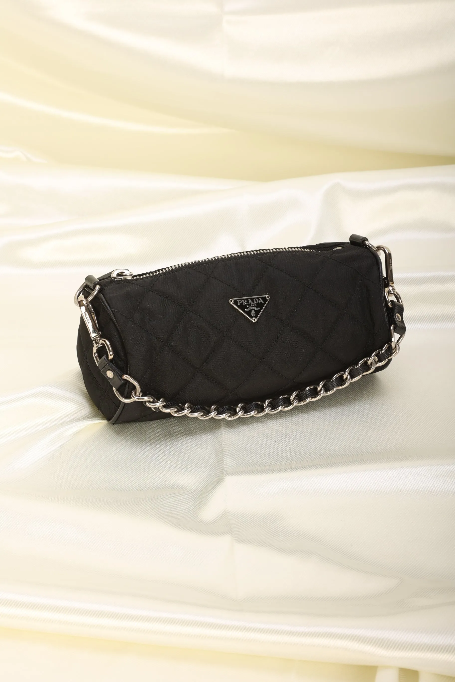 Prada Nylon Quilted Pochette