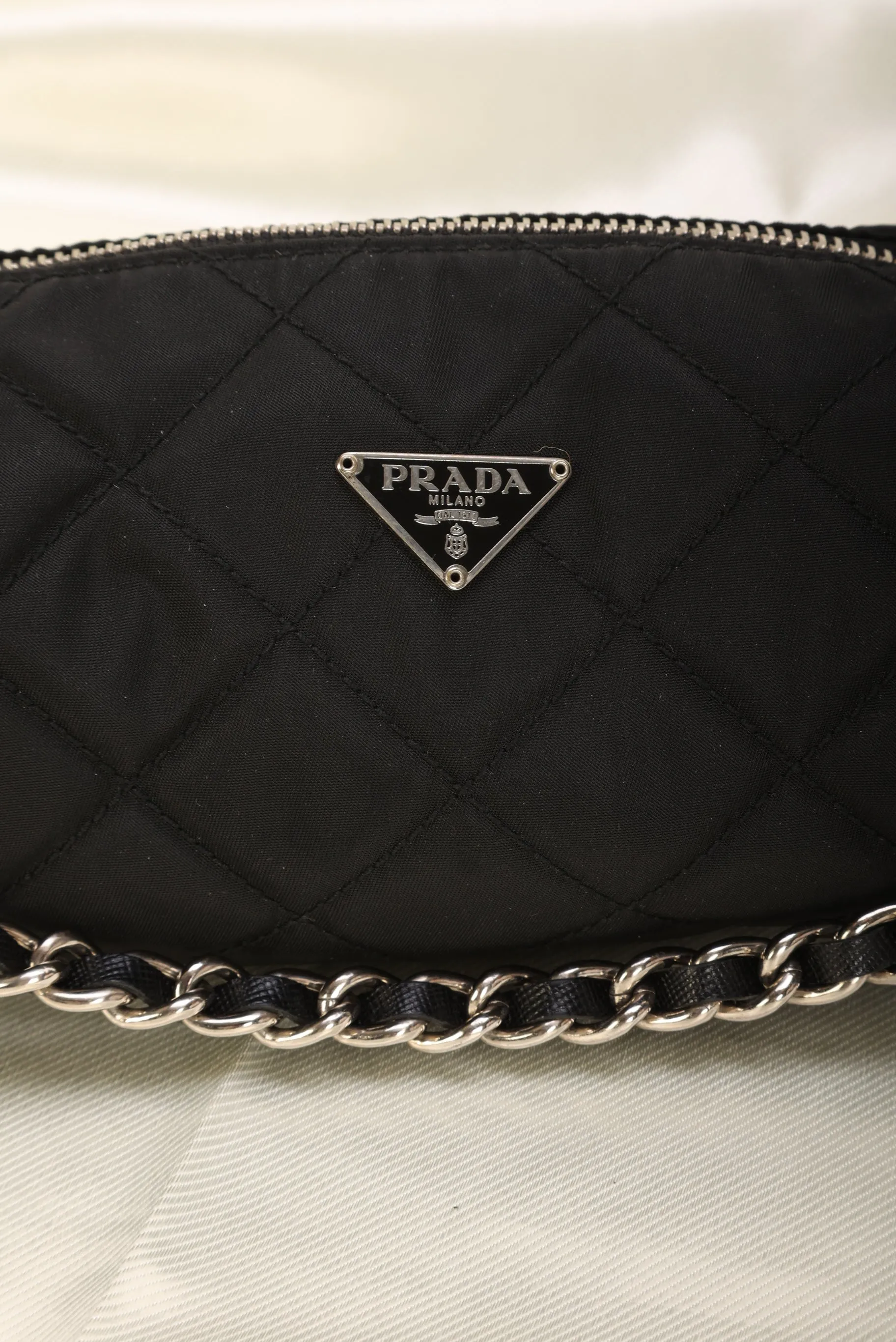 Prada Nylon Quilted Pochette