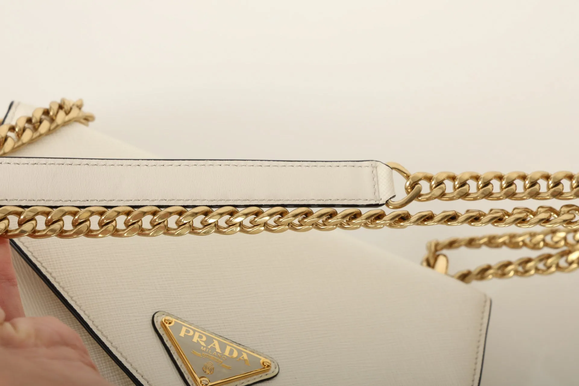 Prada Saffiano Chain Flap