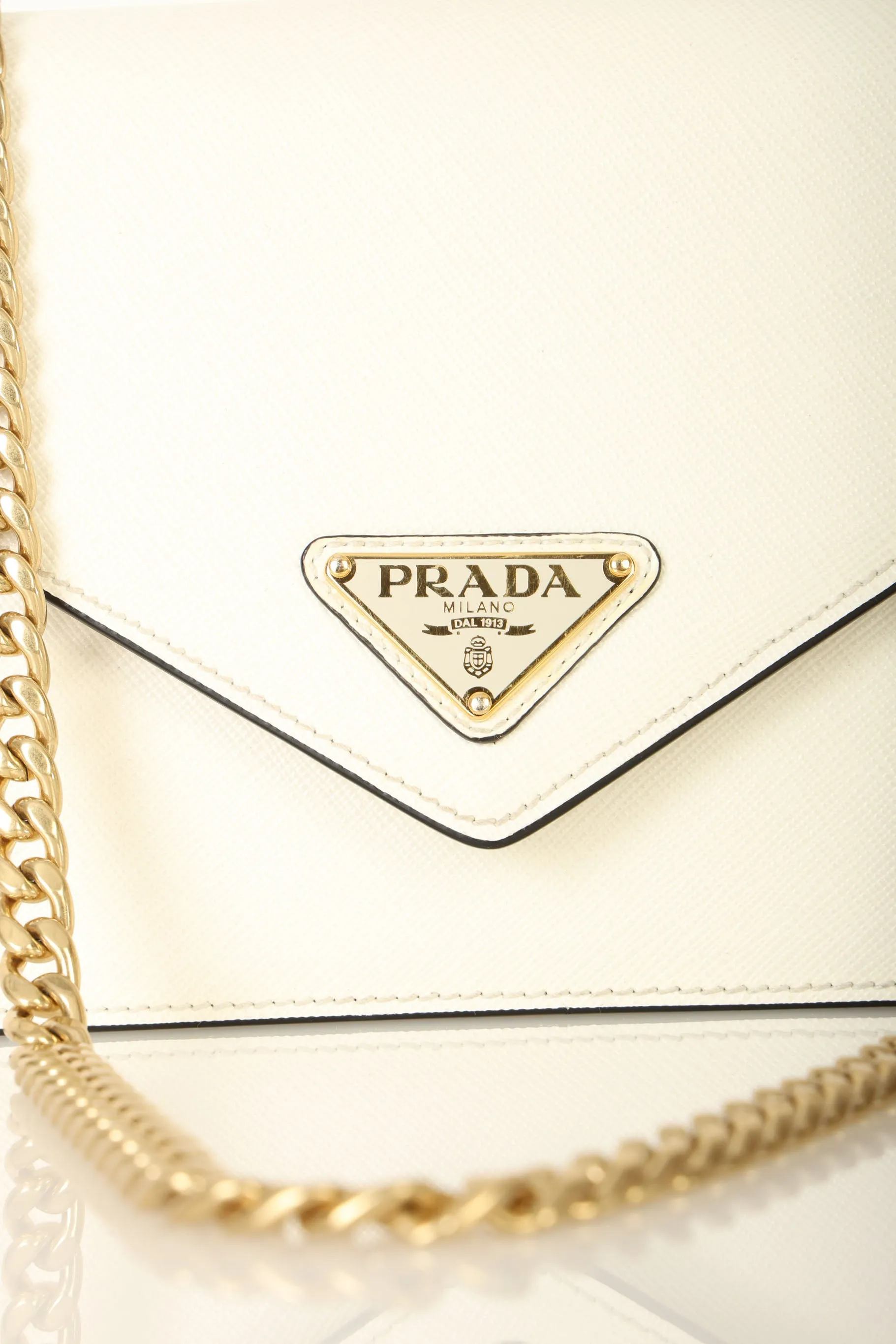 Prada Saffiano Chain Flap