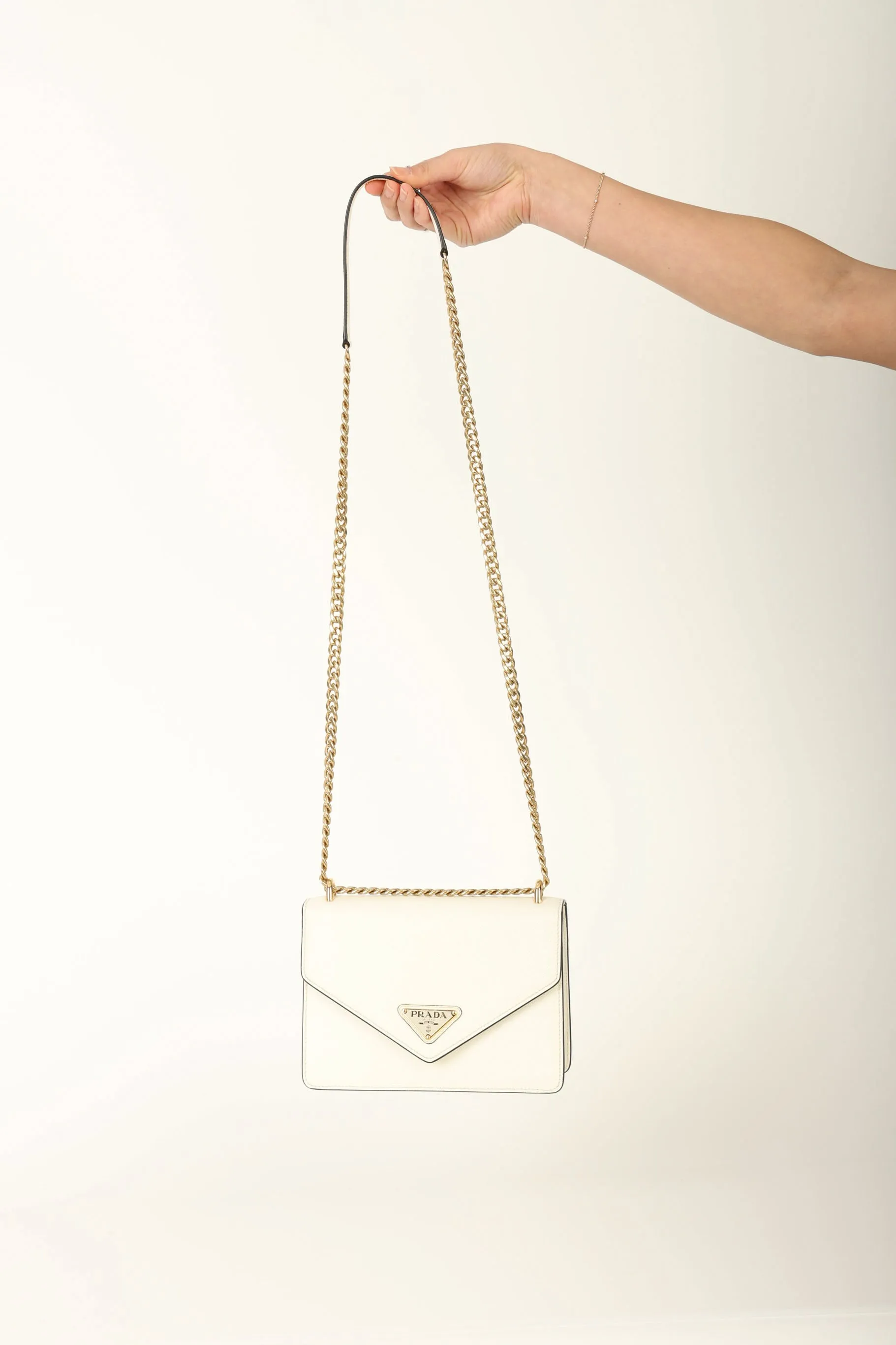 Prada Saffiano Chain Flap