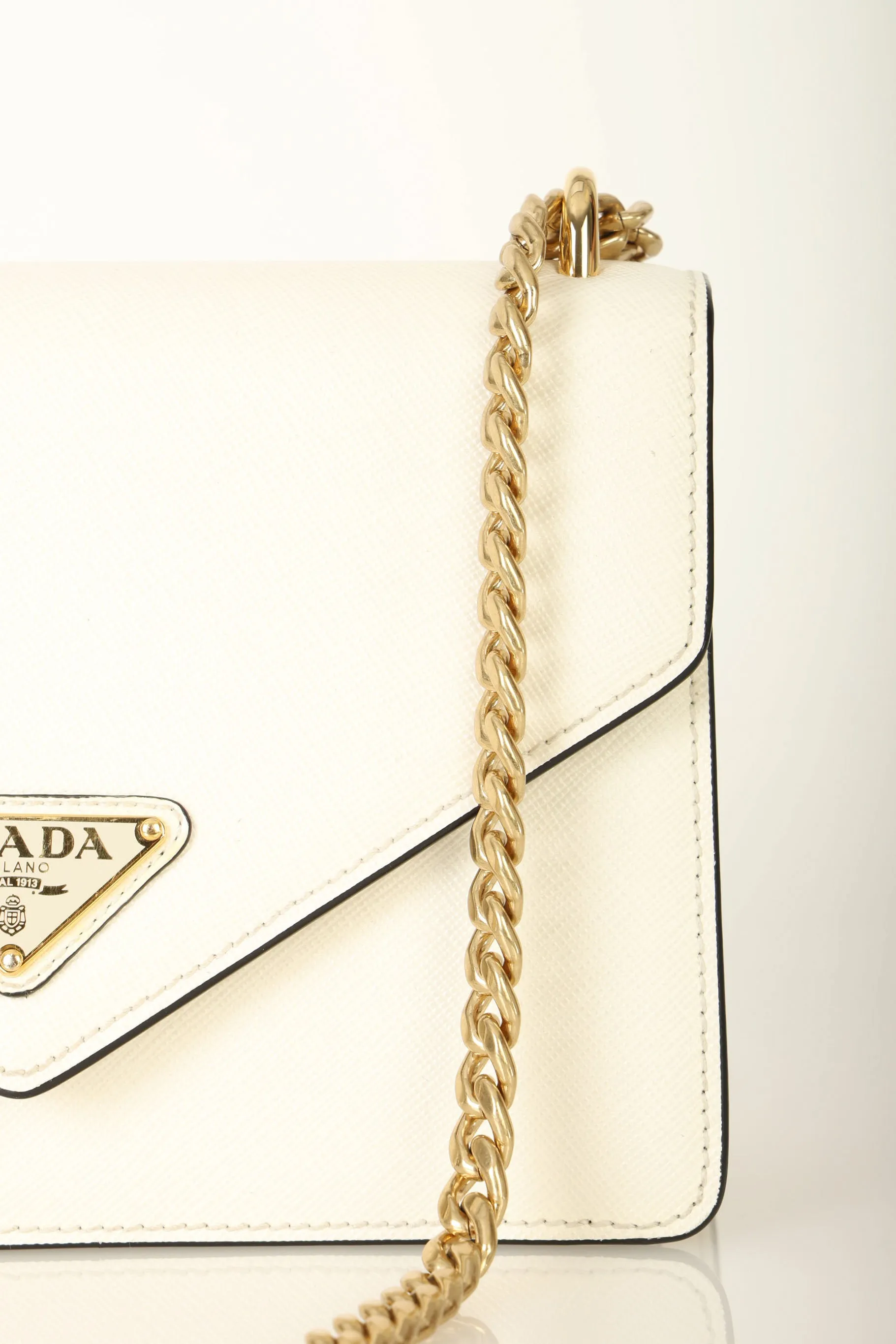 Prada Saffiano Chain Flap