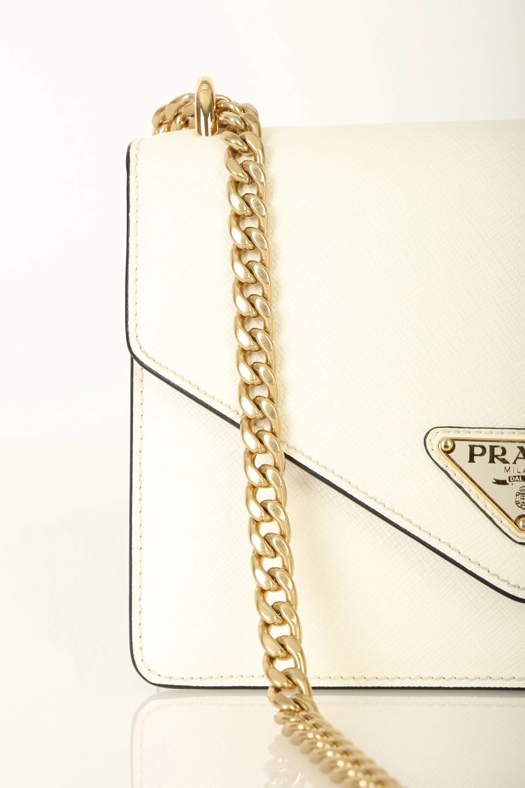 Prada Saffiano Chain Flap
