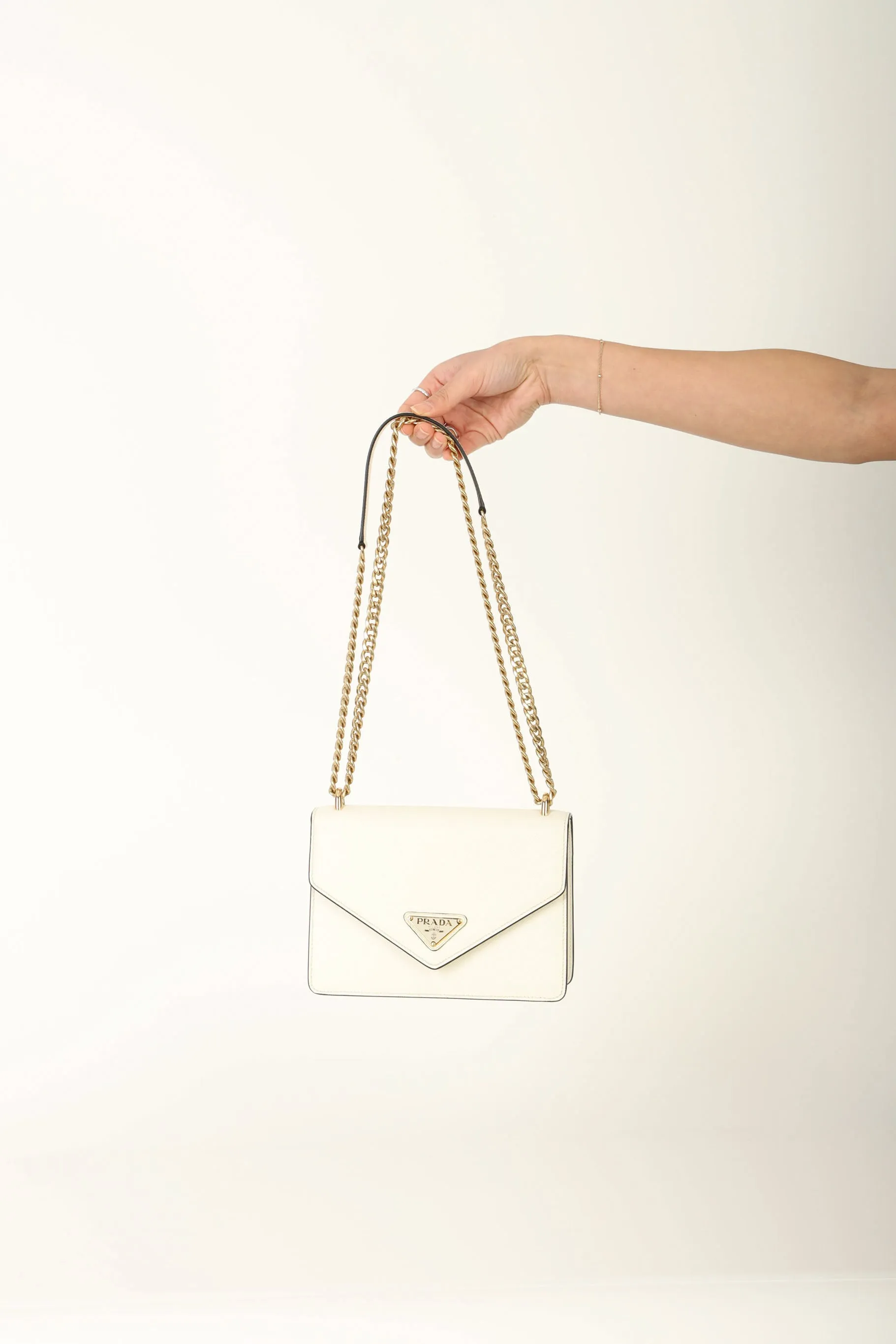 Prada Saffiano Chain Flap