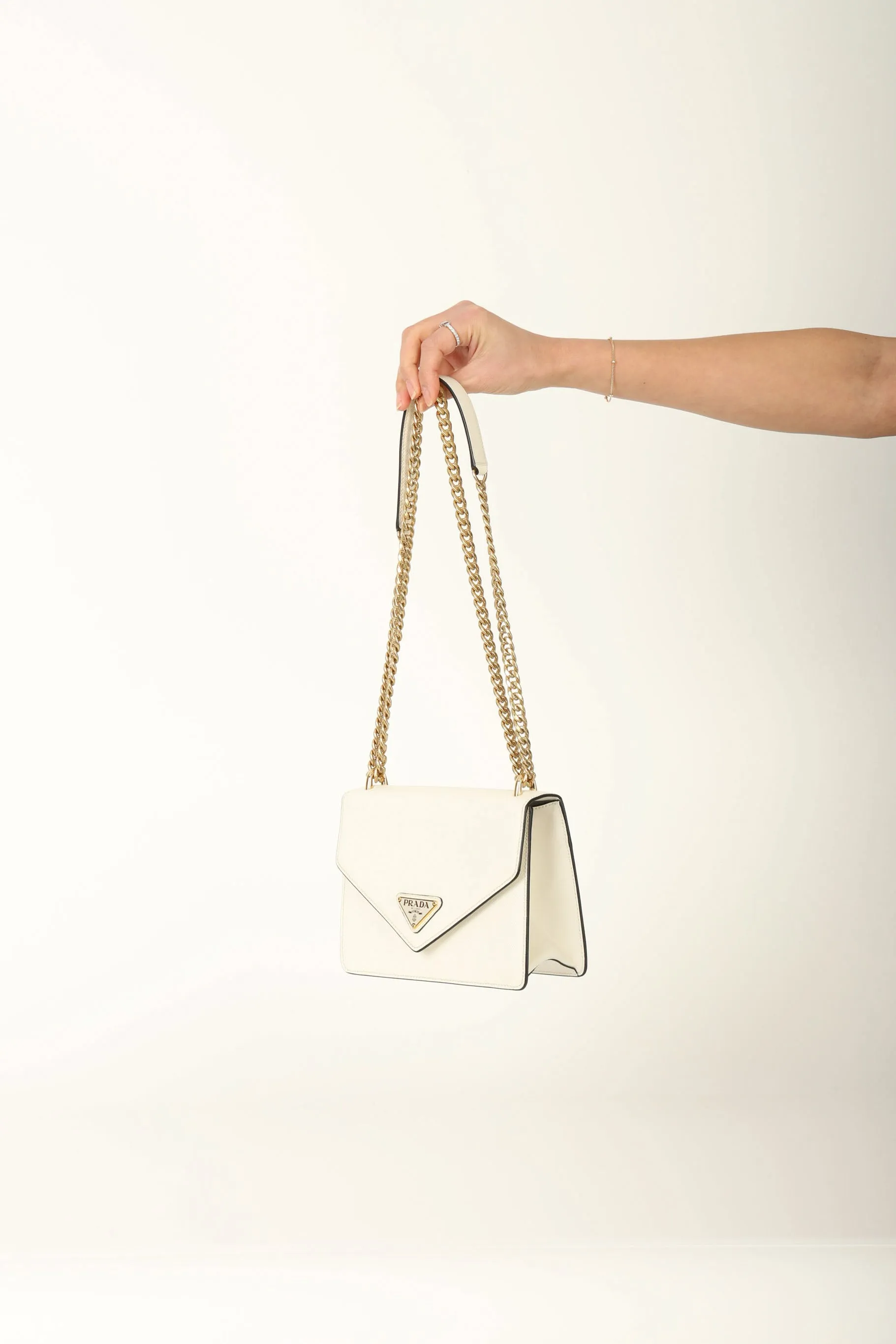 Prada Saffiano Chain Flap