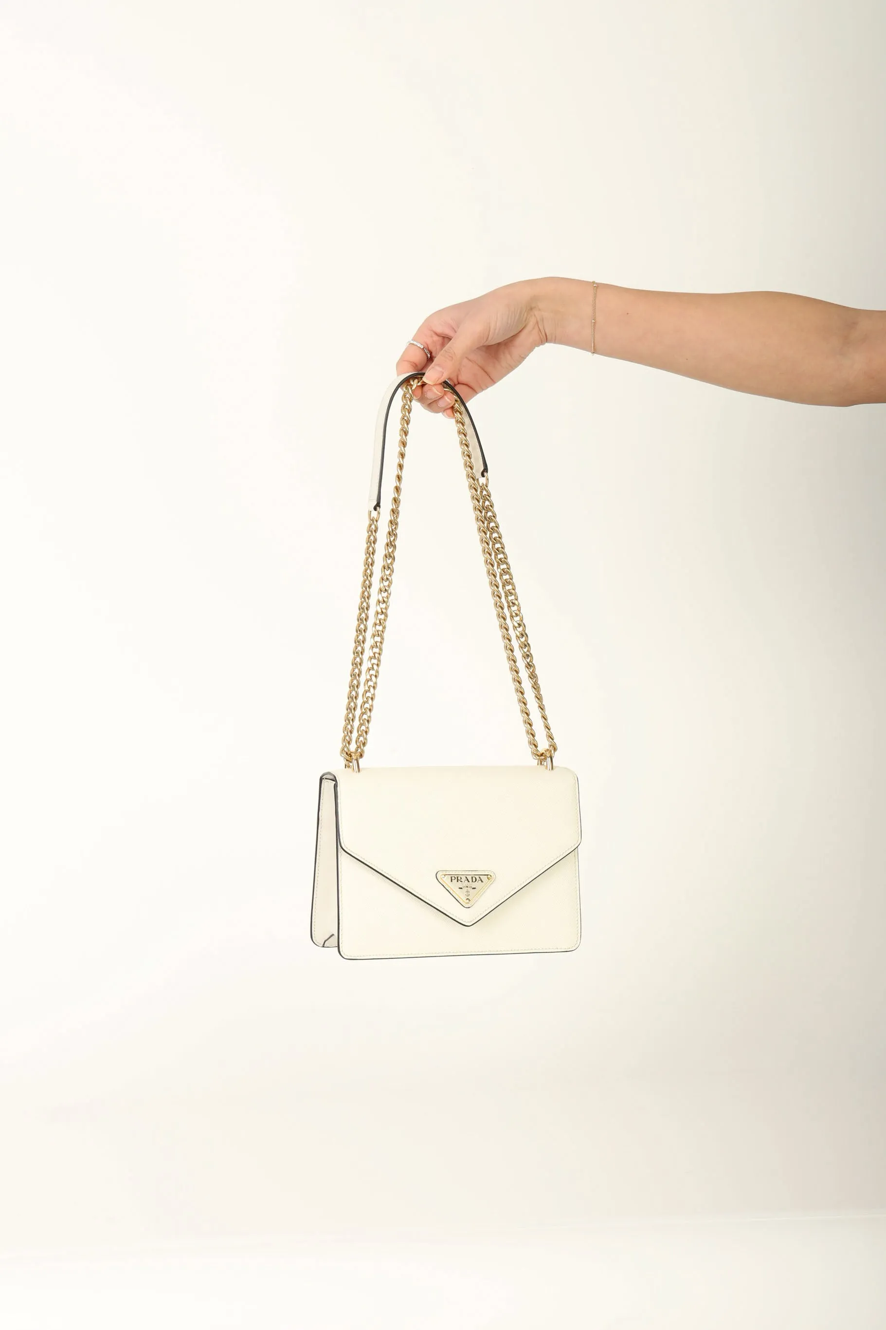 Prada Saffiano Chain Flap