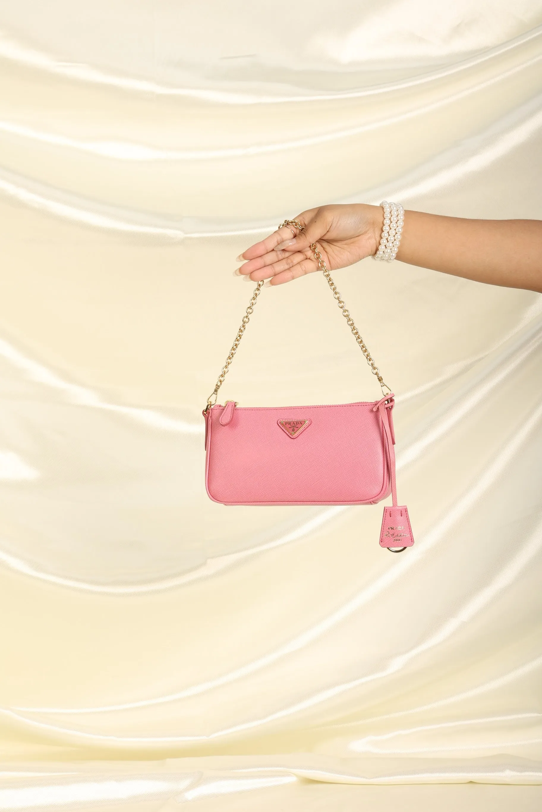 Prada Saffiano Chain Pochette