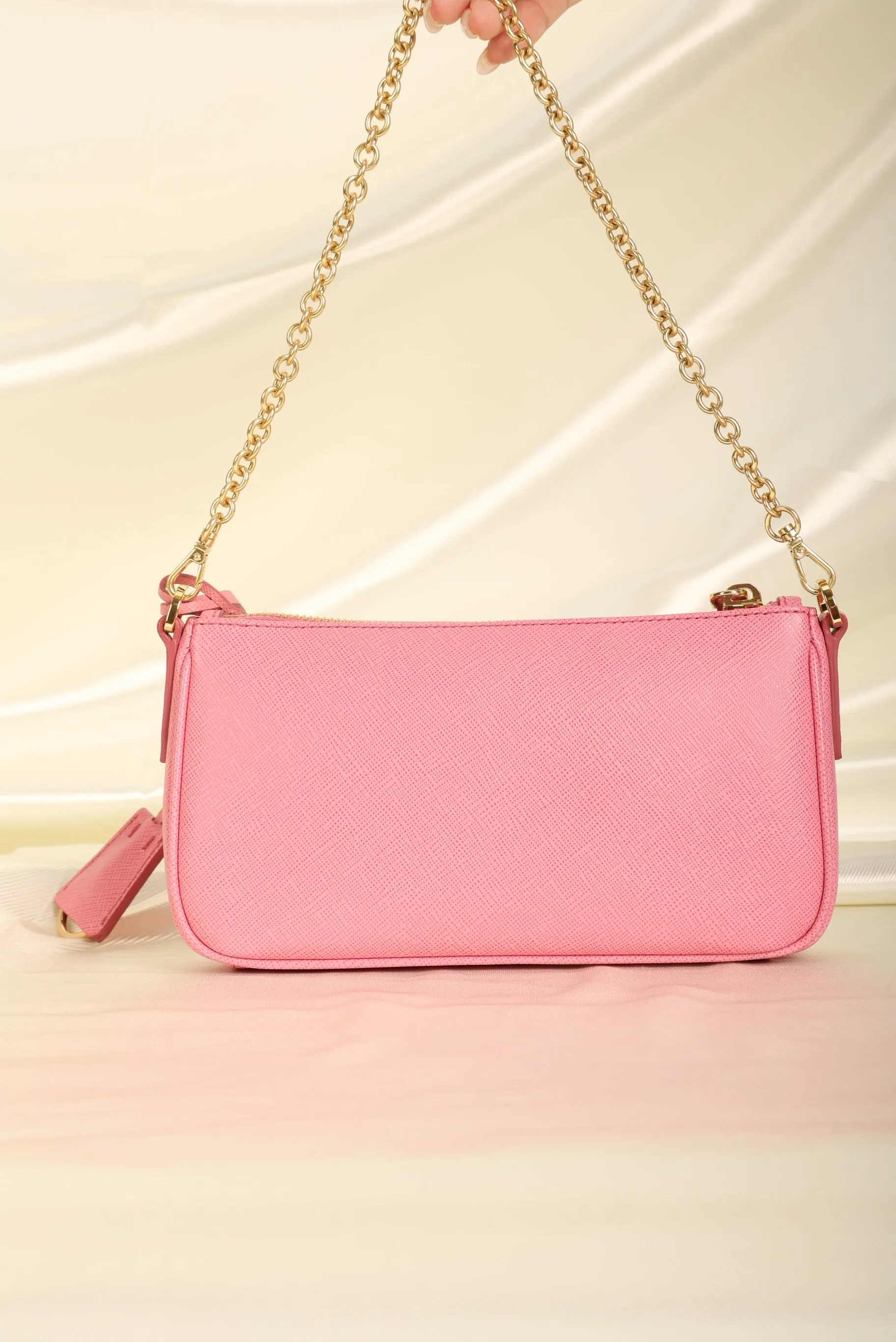 Prada Saffiano Chain Pochette