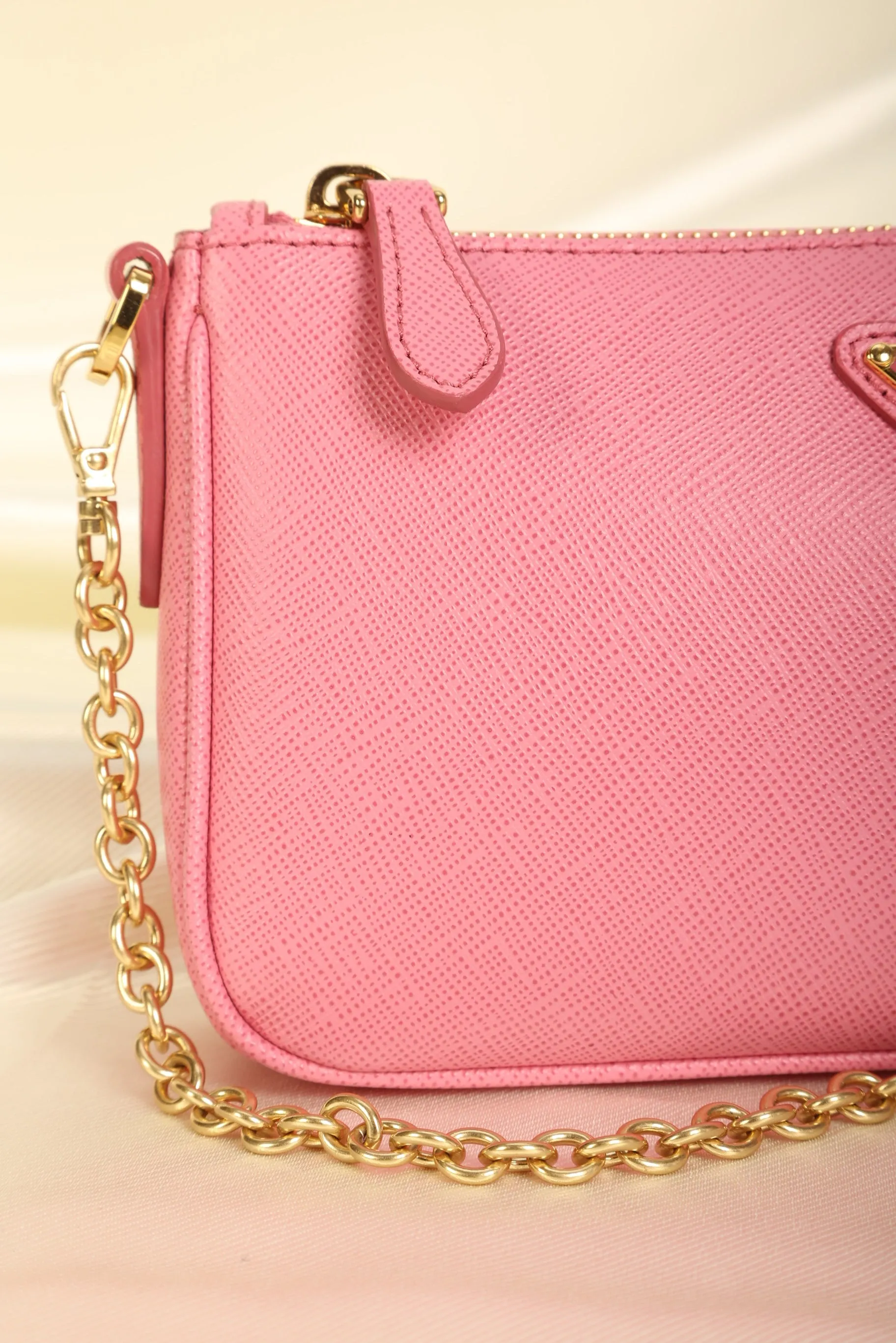 Prada Saffiano Chain Pochette