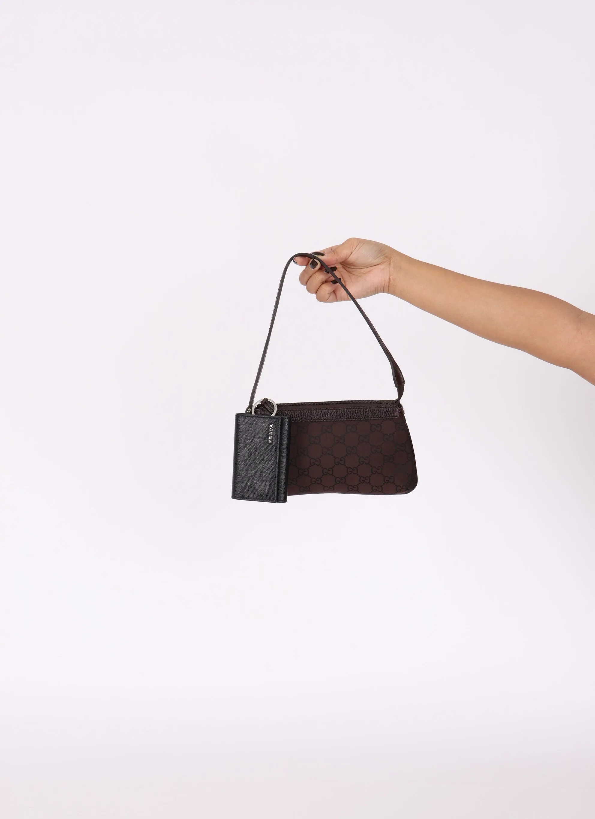 Prada Saffiano Key Holder