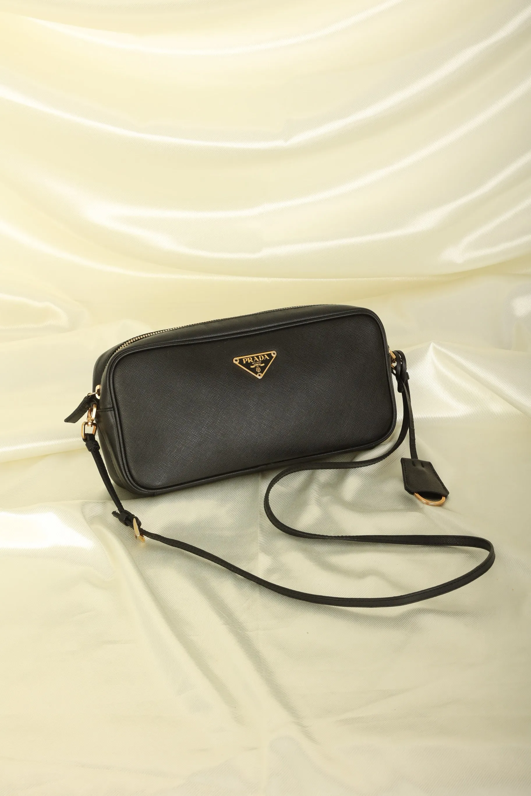 Prada Saffiano Long Shoulder Bag