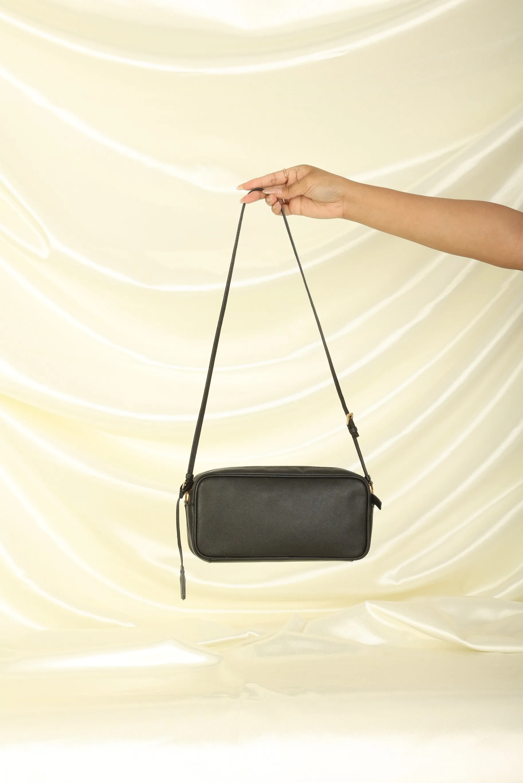 Prada Saffiano Long Shoulder Bag