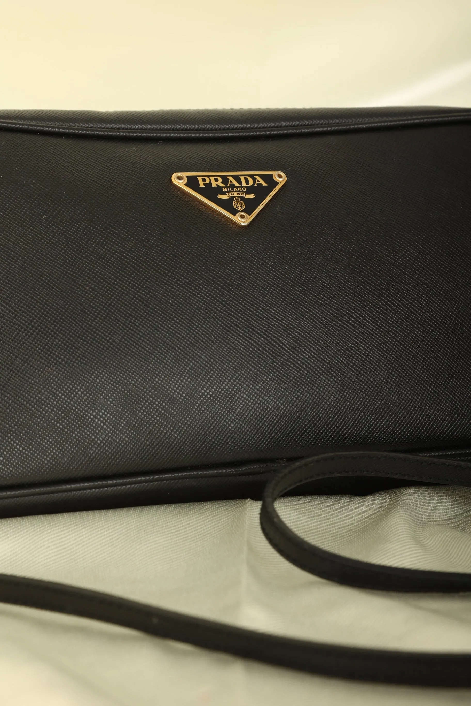 Prada Saffiano Long Shoulder Bag