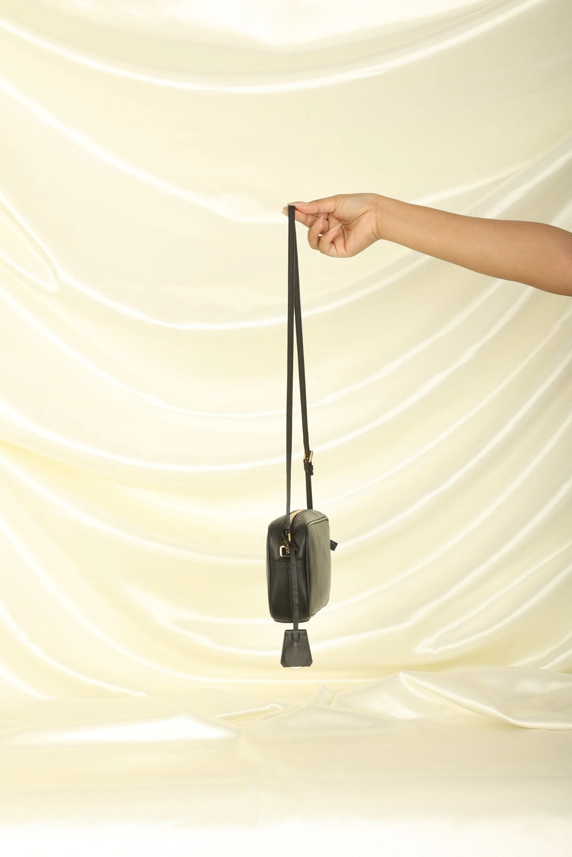 Prada Saffiano Long Shoulder Bag