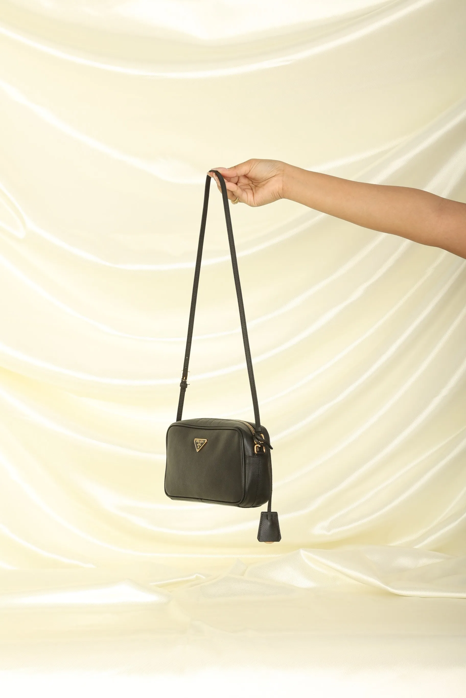 Prada Saffiano Long Shoulder Bag