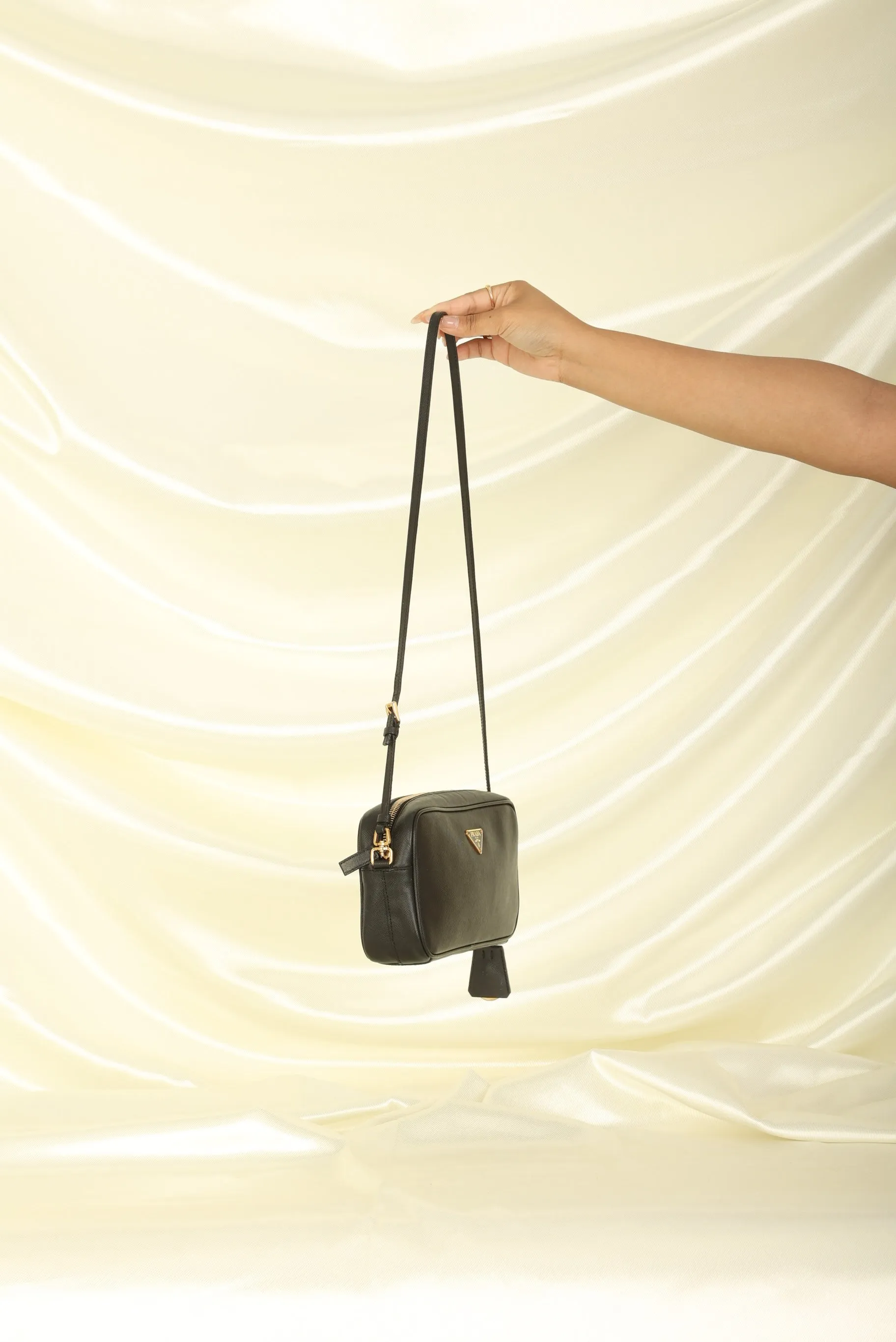 Prada Saffiano Long Shoulder Bag