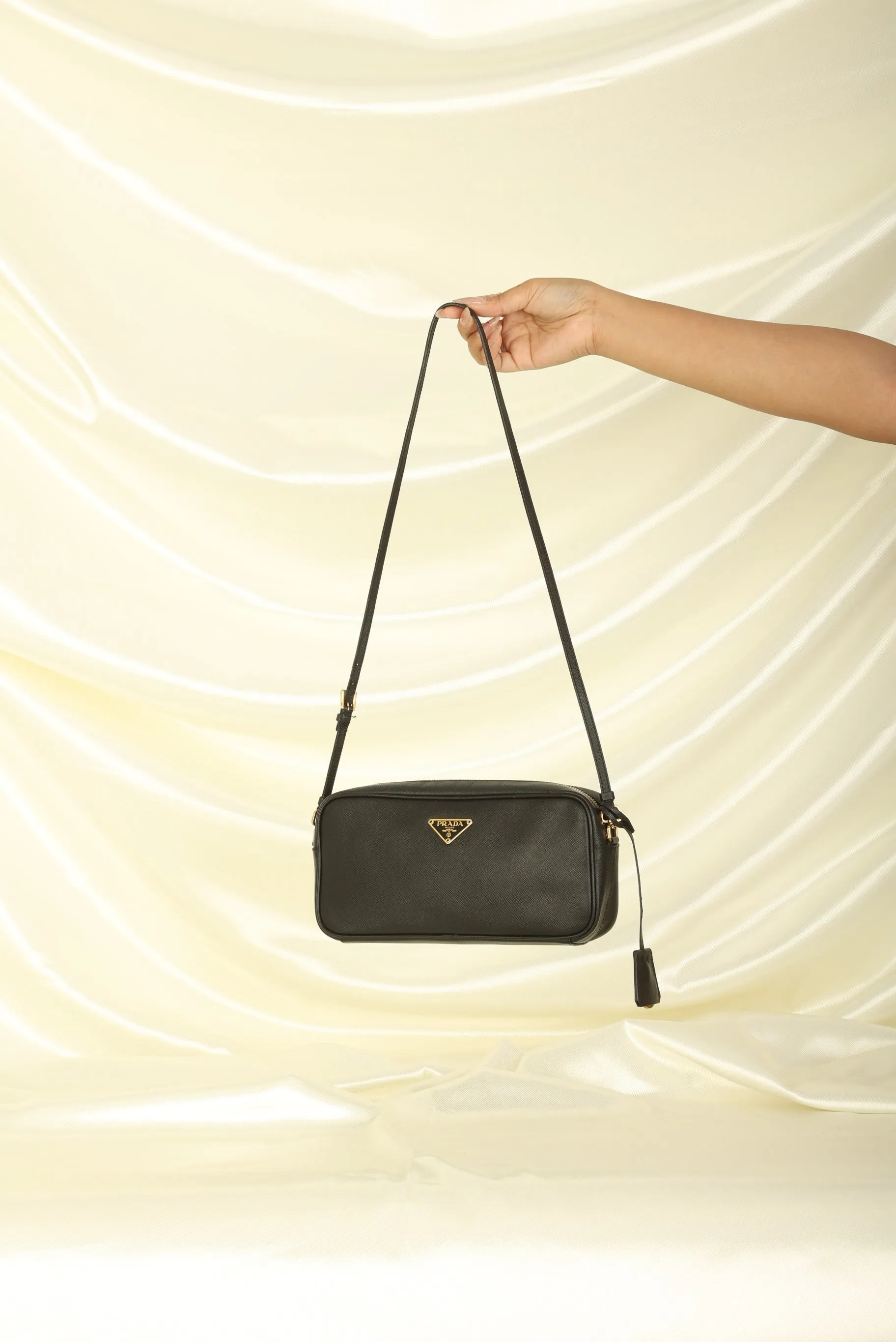 Prada Saffiano Long Shoulder Bag