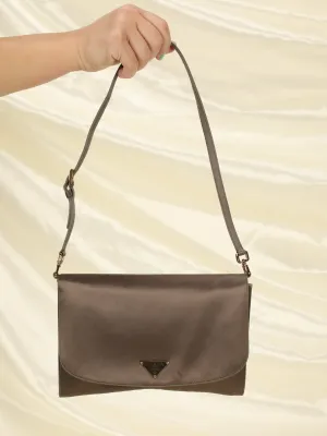 Prada Satin Shoulder Bag