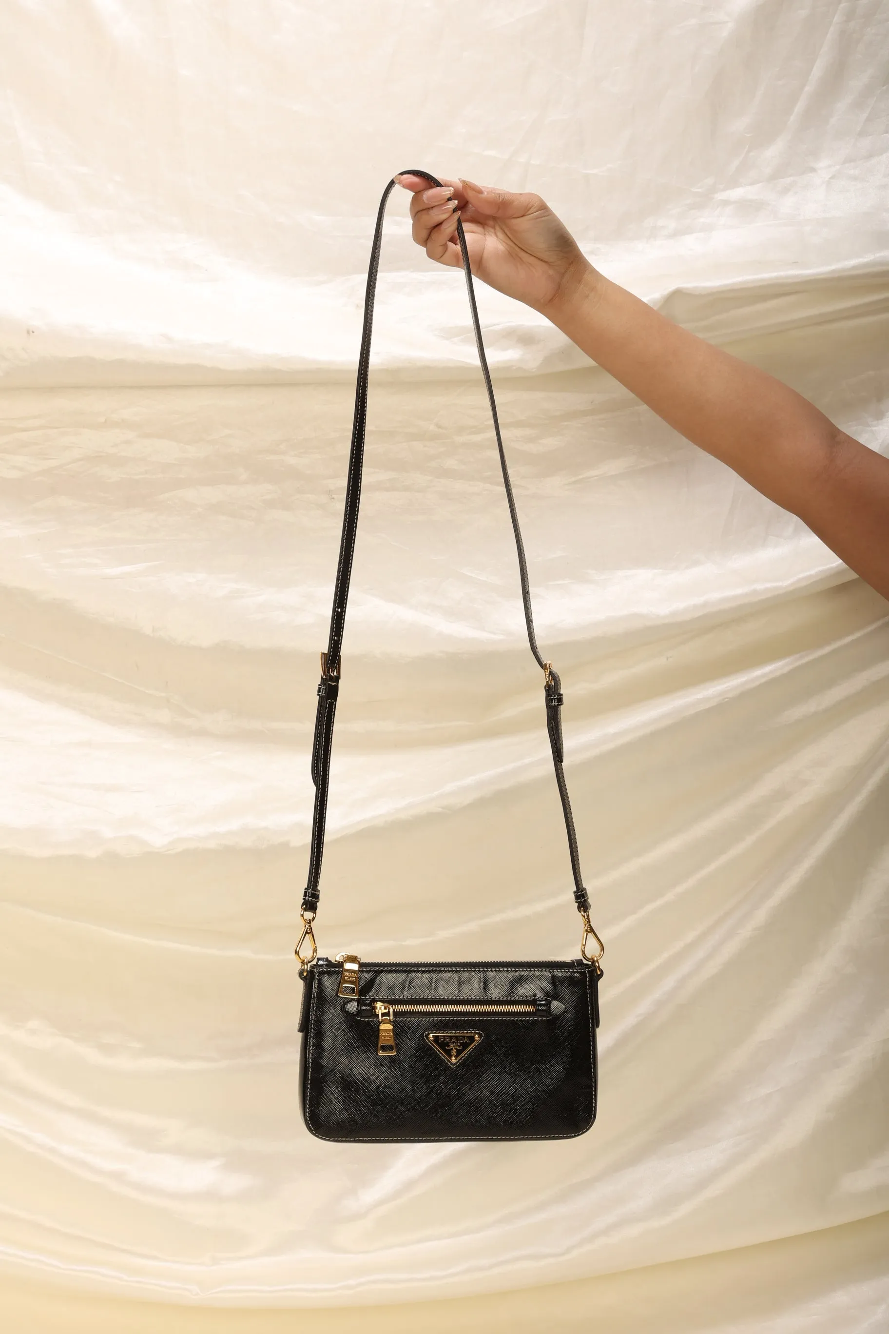 Rare Prada Saffiano Crossbody Pochette