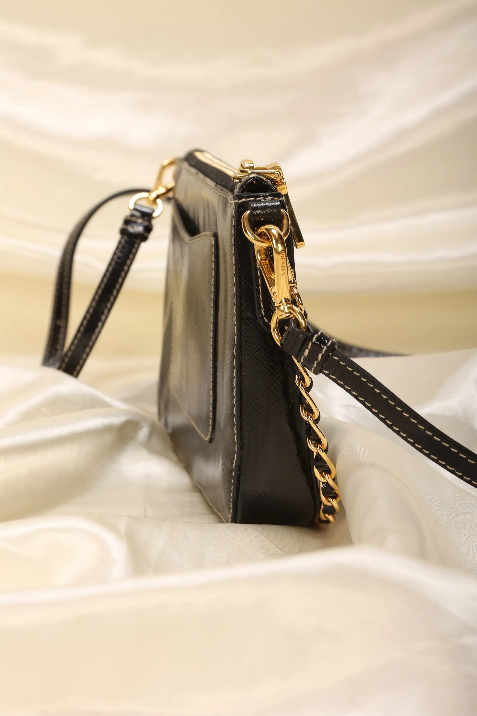 Rare Prada Saffiano Crossbody Pochette
