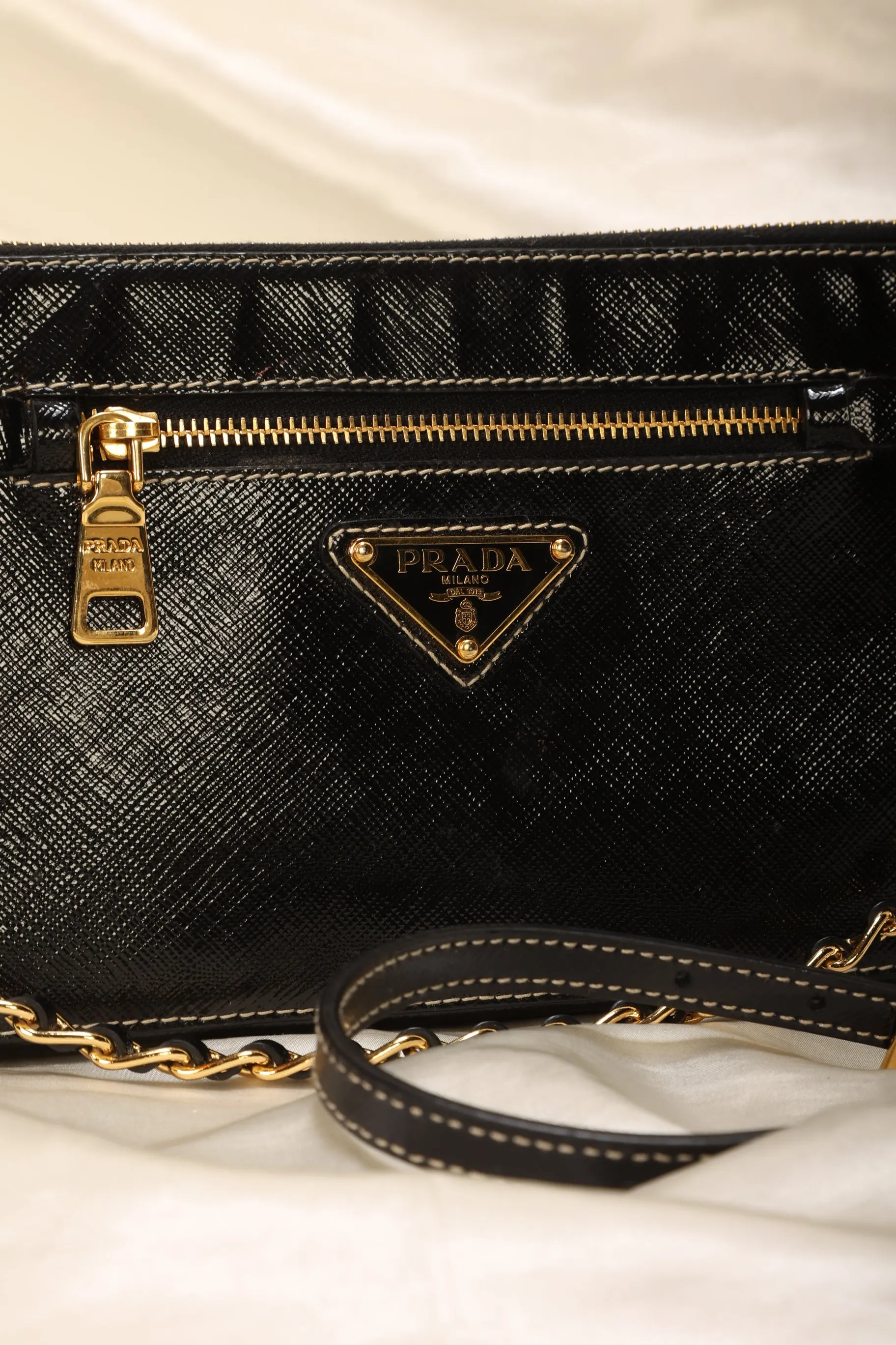 Rare Prada Saffiano Crossbody Pochette