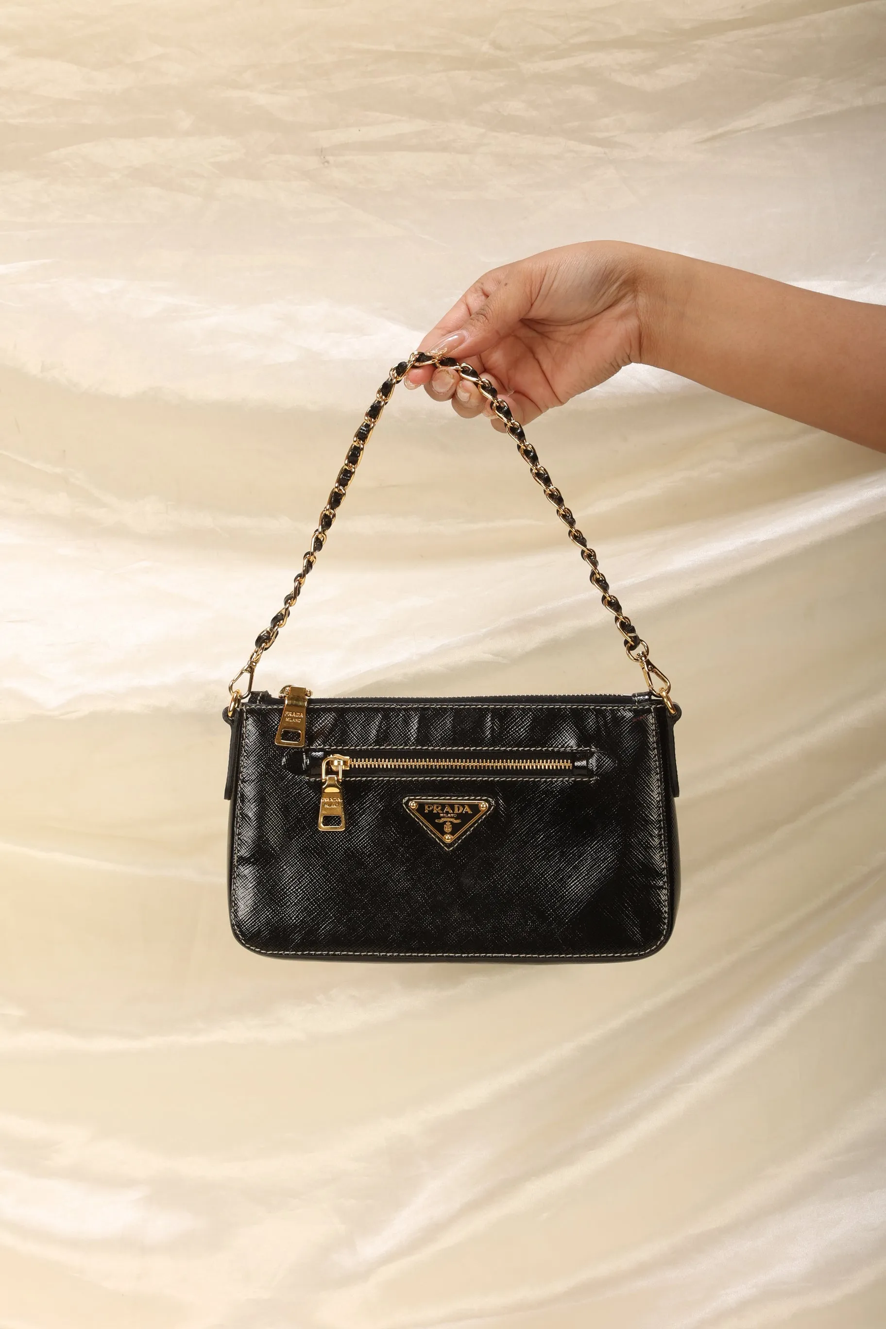 Rare Prada Saffiano Crossbody Pochette