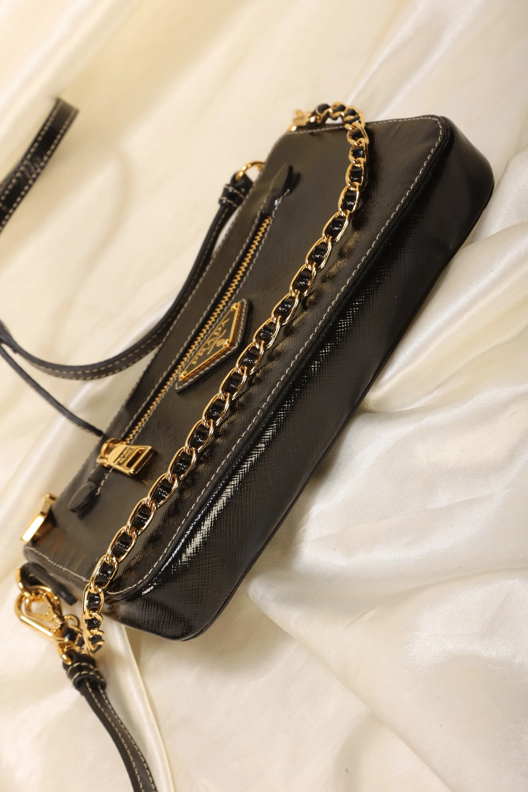 Rare Prada Saffiano Crossbody Pochette