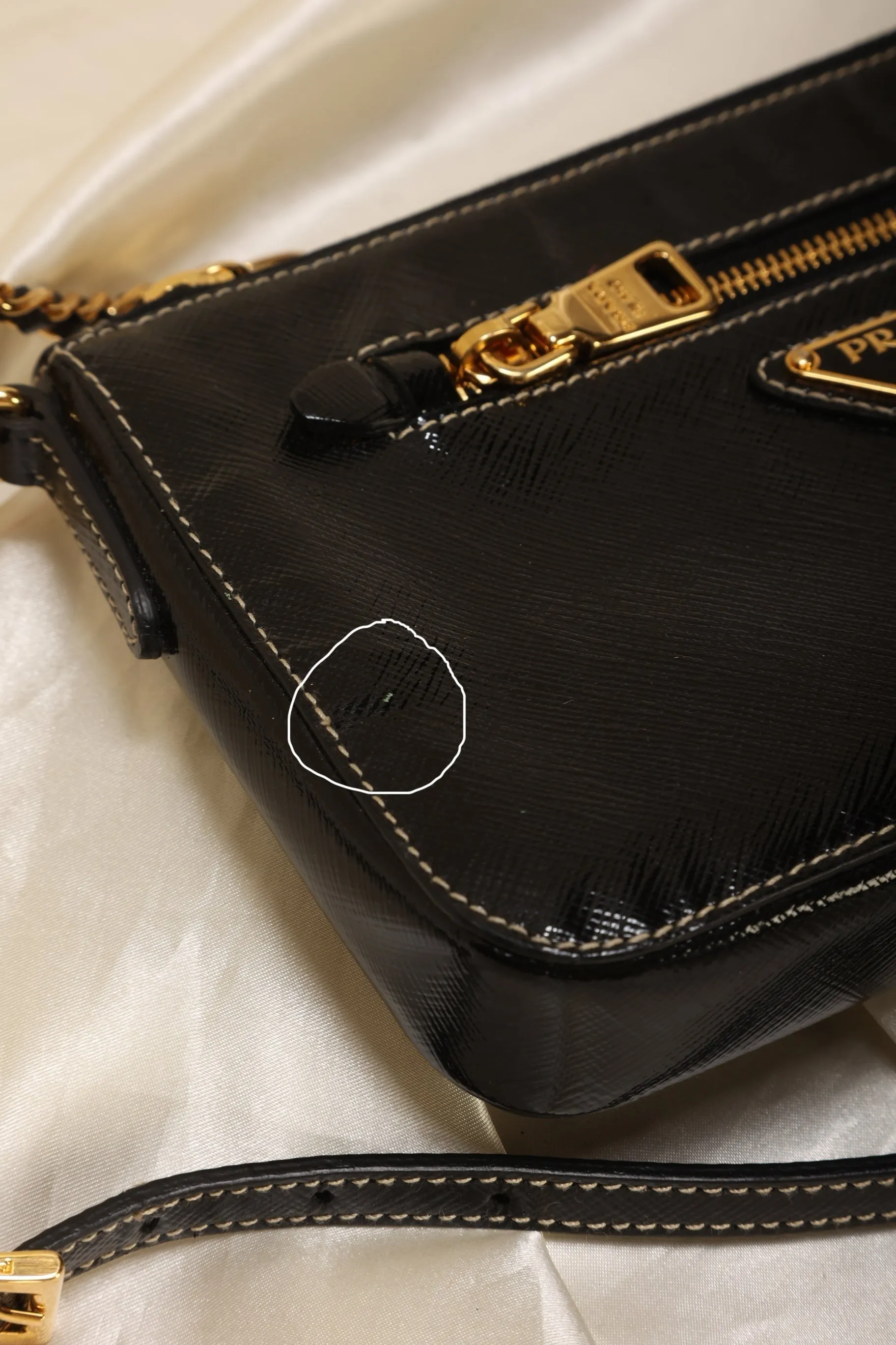 Rare Prada Saffiano Crossbody Pochette