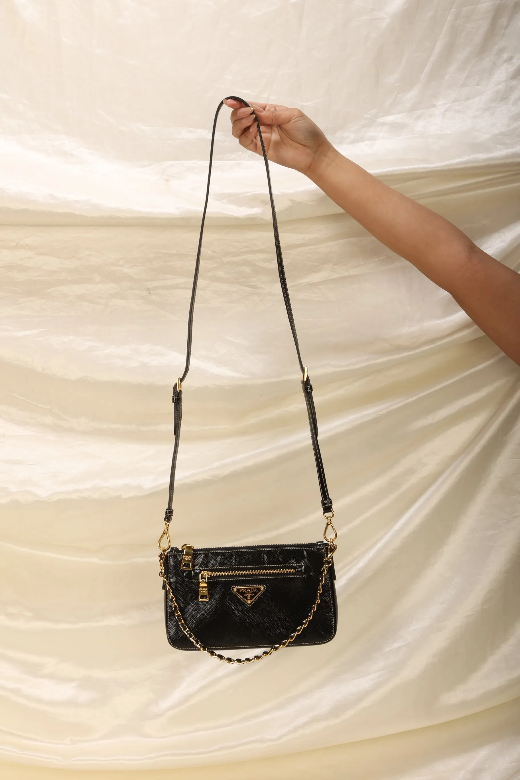 Rare Prada Saffiano Crossbody Pochette