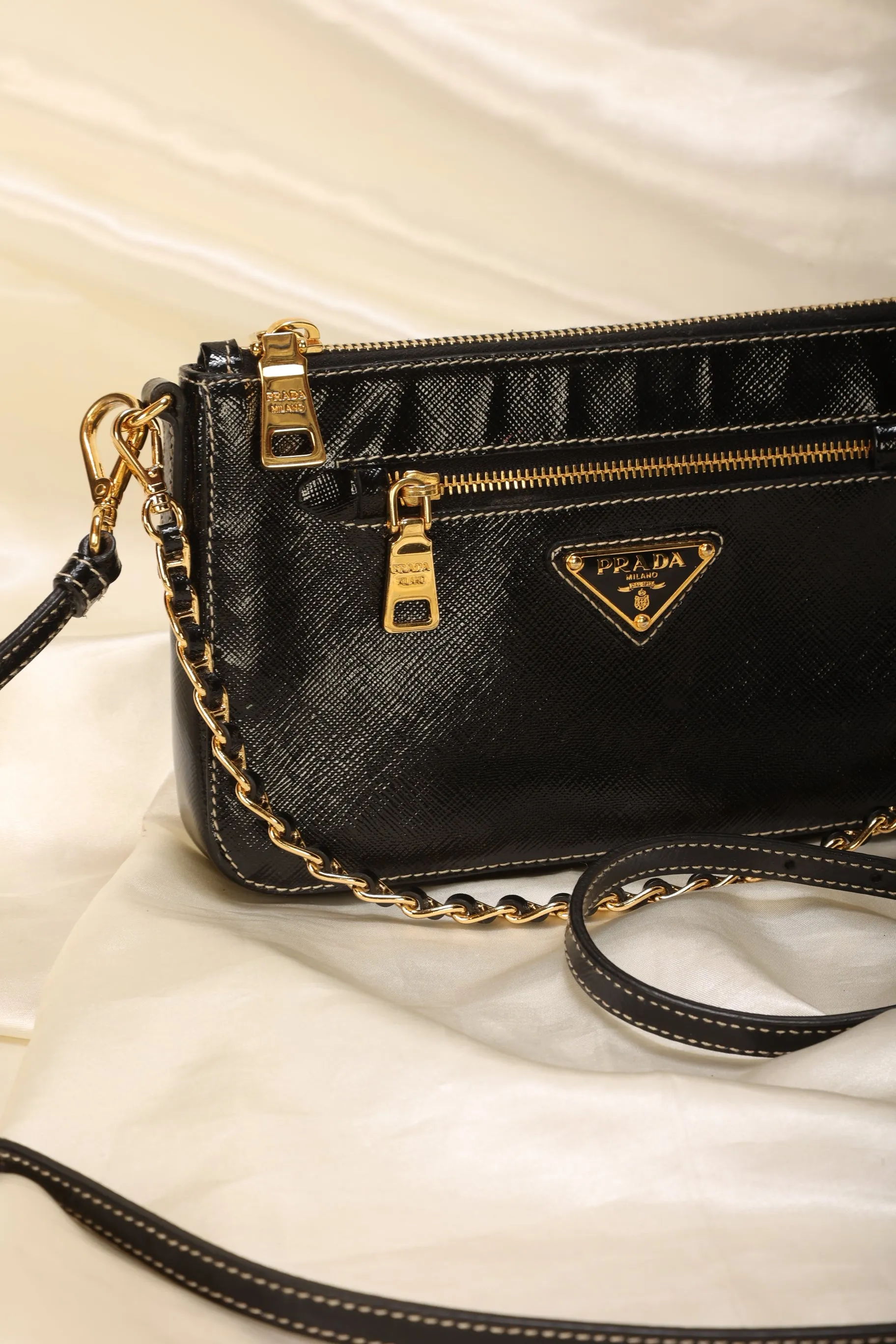 Rare Prada Saffiano Crossbody Pochette