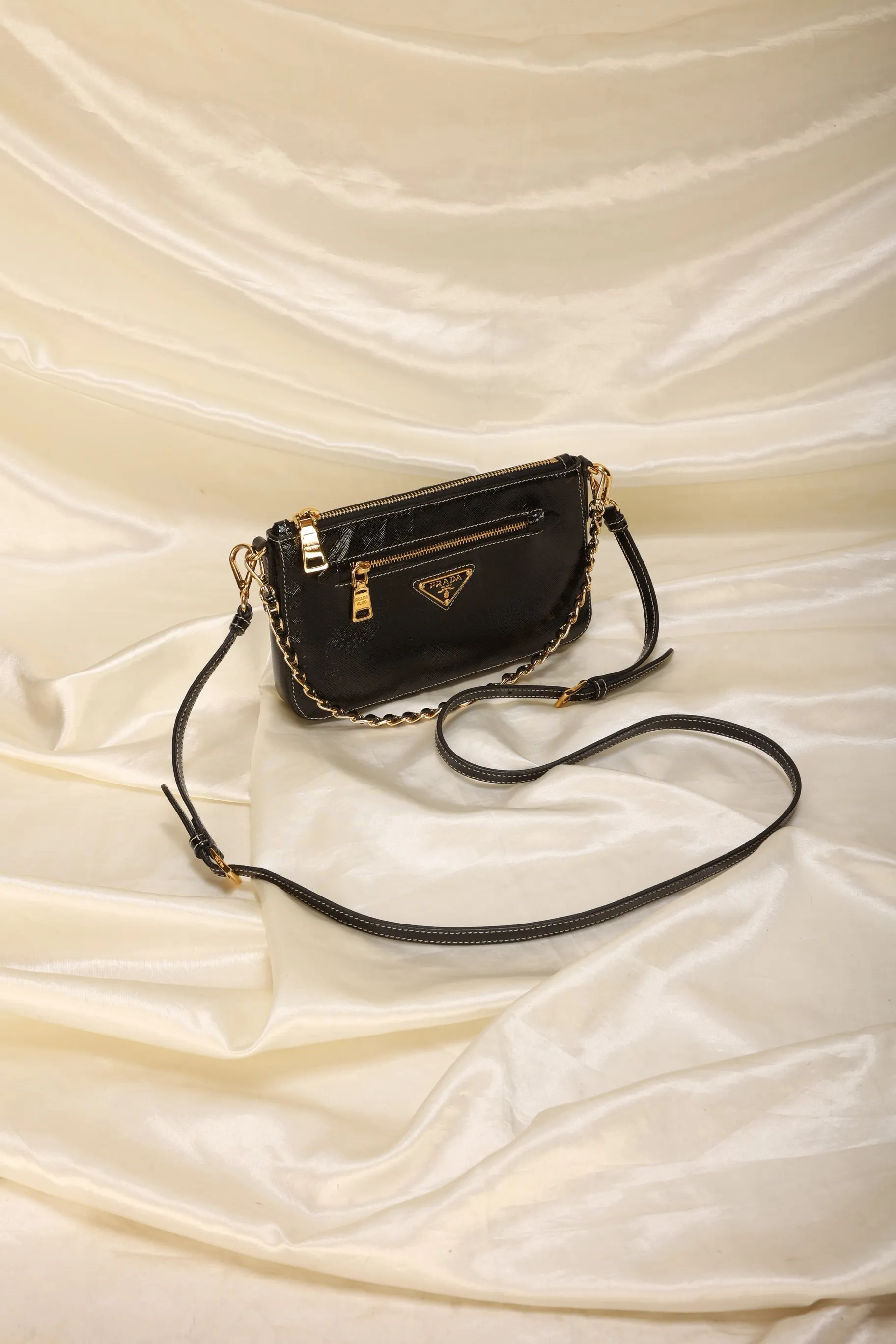 Rare Prada Saffiano Crossbody Pochette