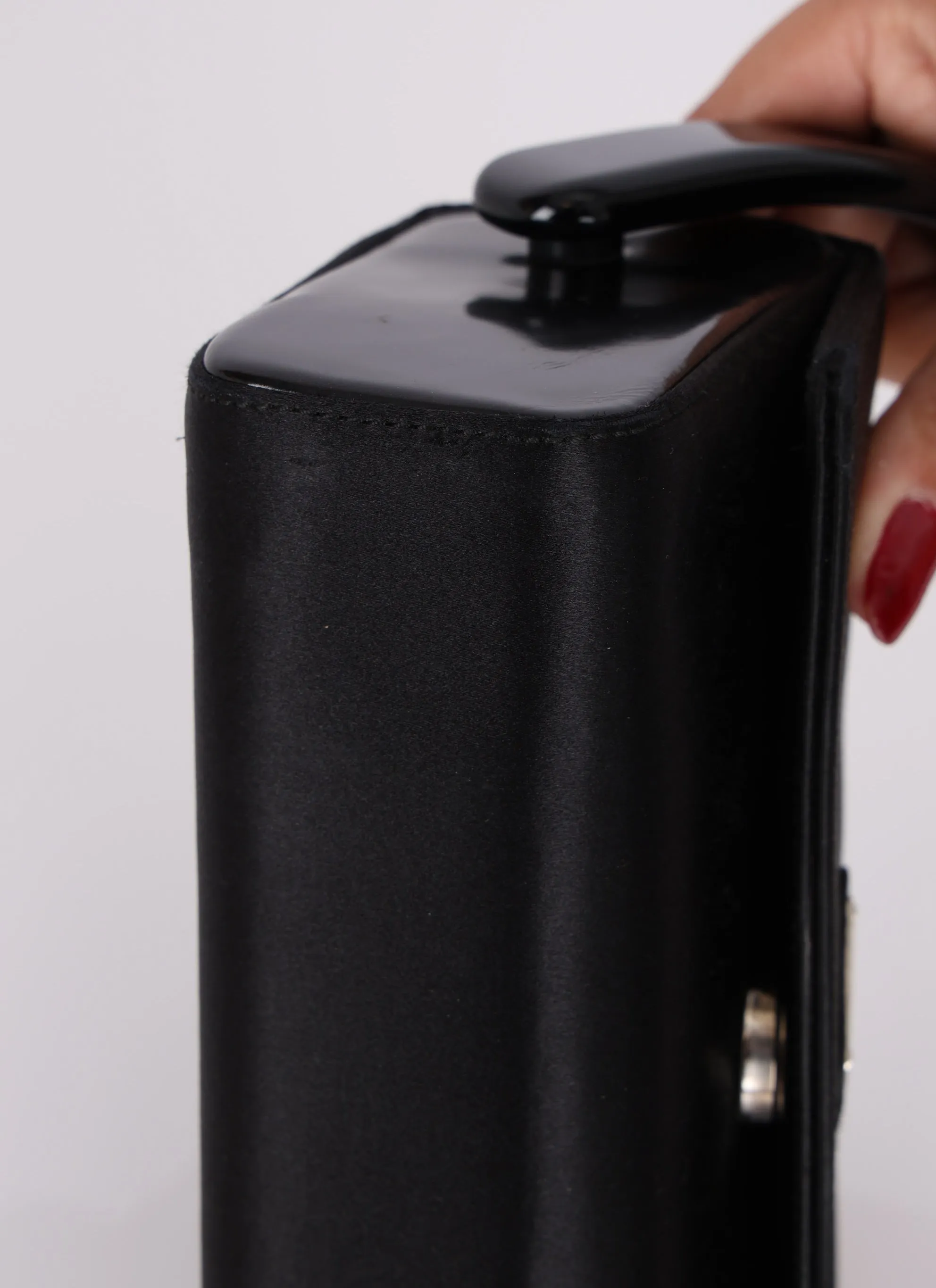 Rare Prada Satin Acrylic Mini Bag
