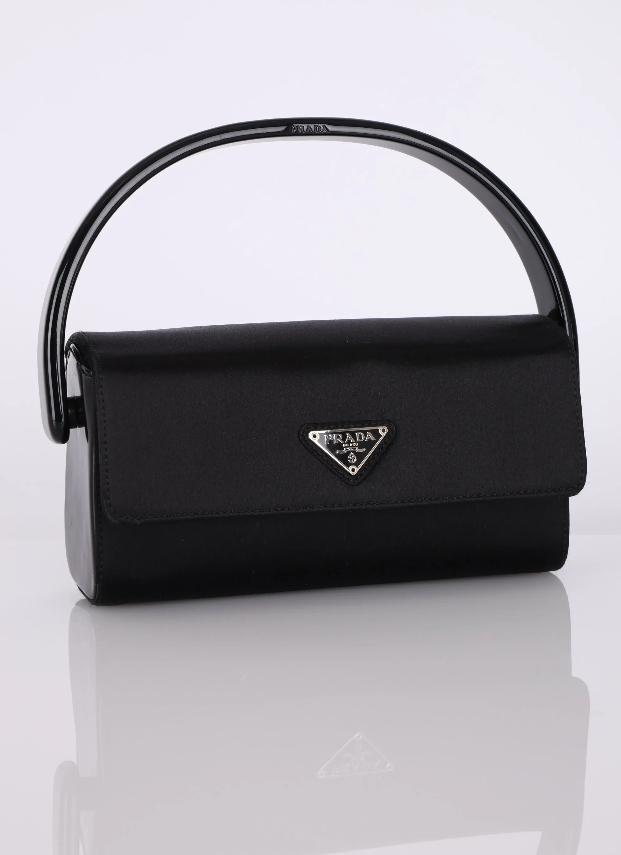 Rare Prada Satin Acrylic Mini Bag