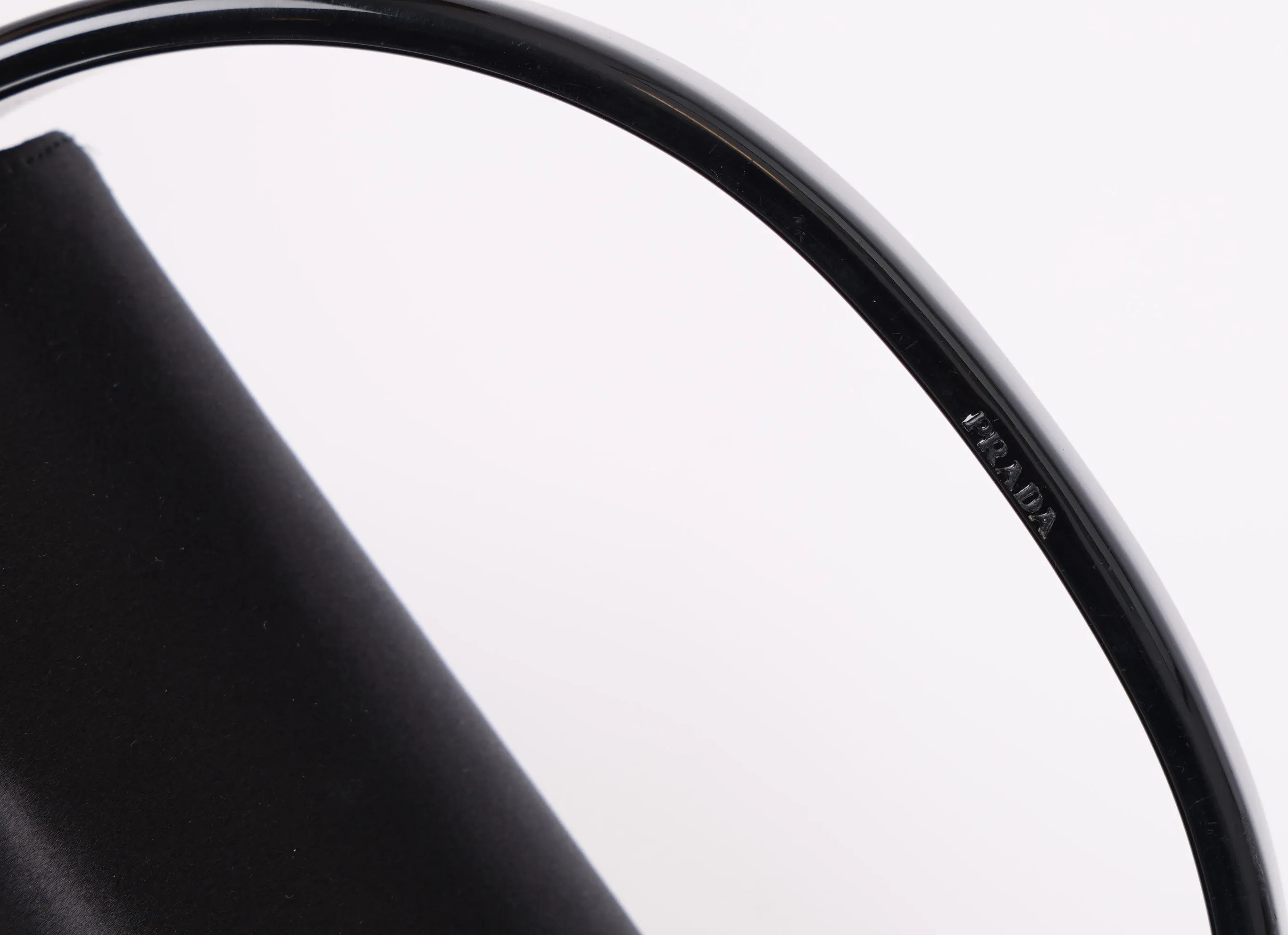 Rare Prada Satin Acrylic Mini Bag