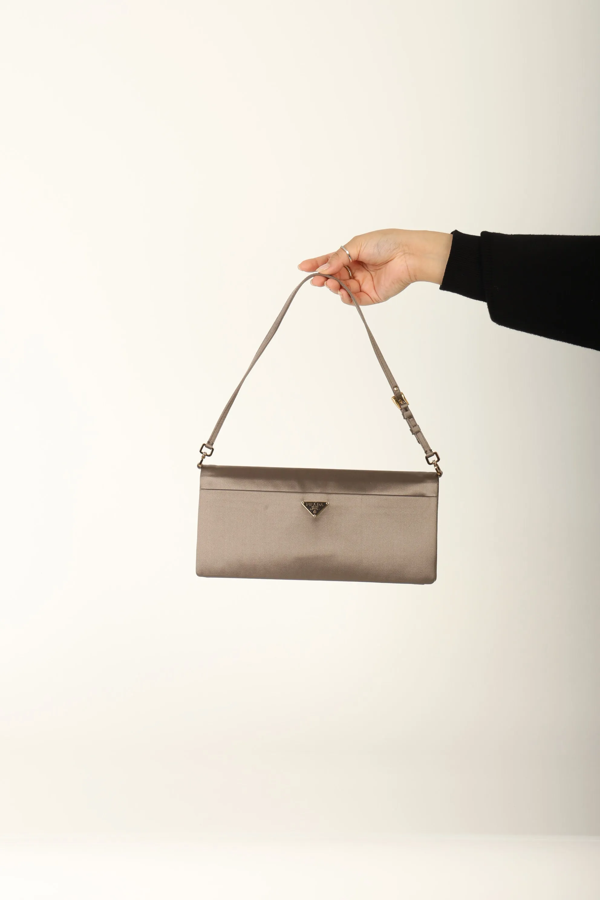 Rare Prada Satin Shoulder Bag