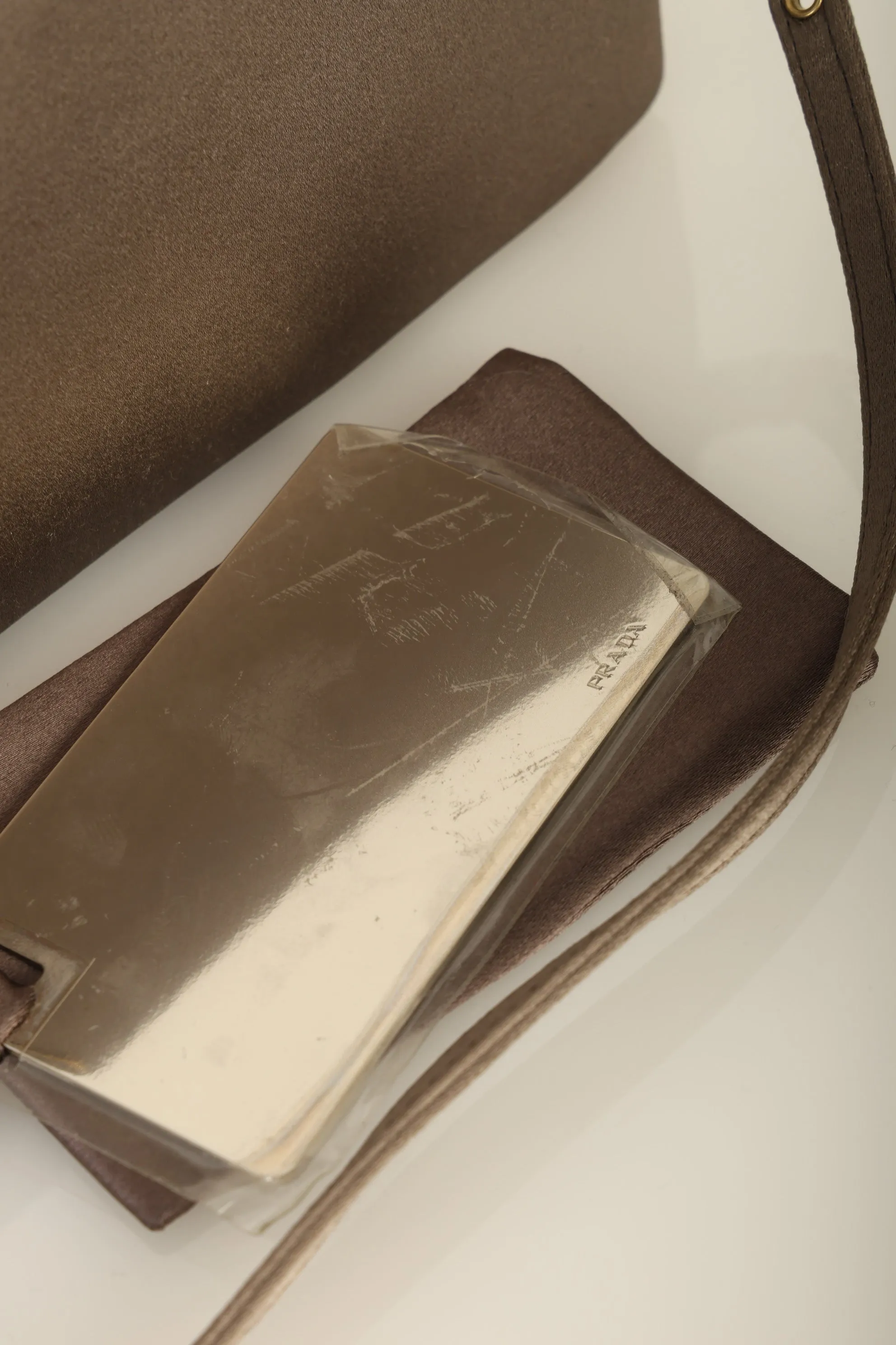 Rare Prada Satin Shoulder Bag
