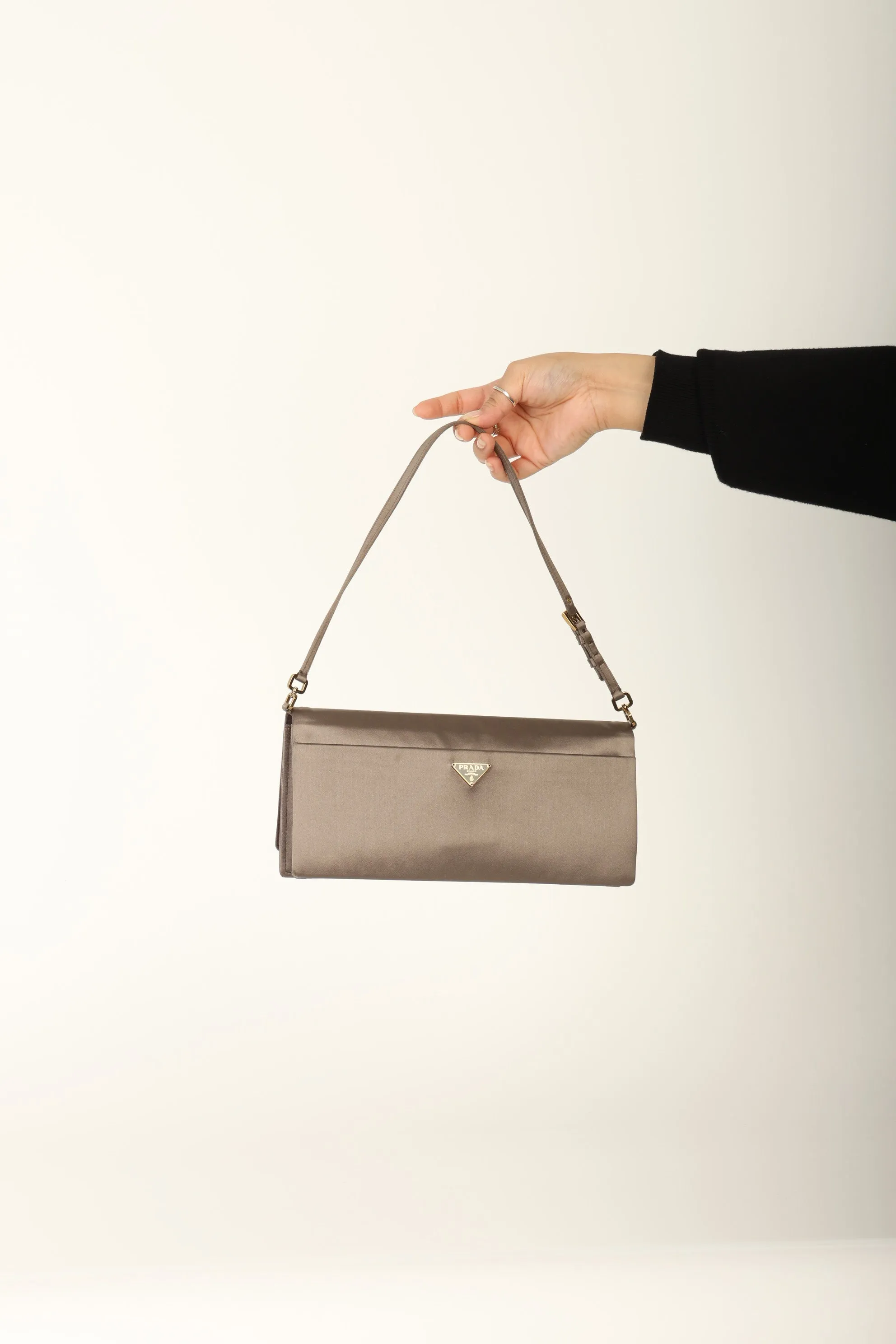 Rare Prada Satin Shoulder Bag