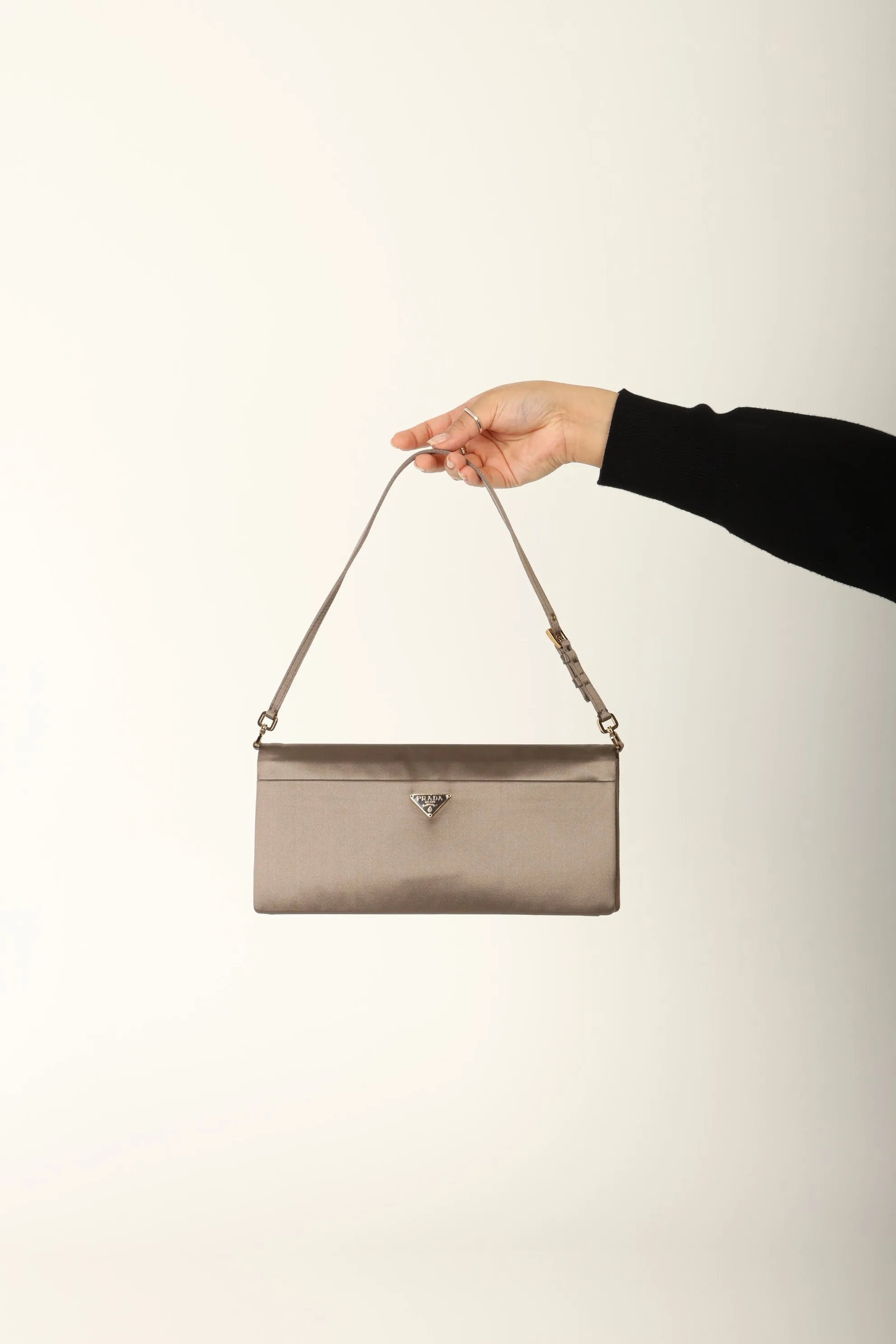 Rare Prada Satin Shoulder Bag
