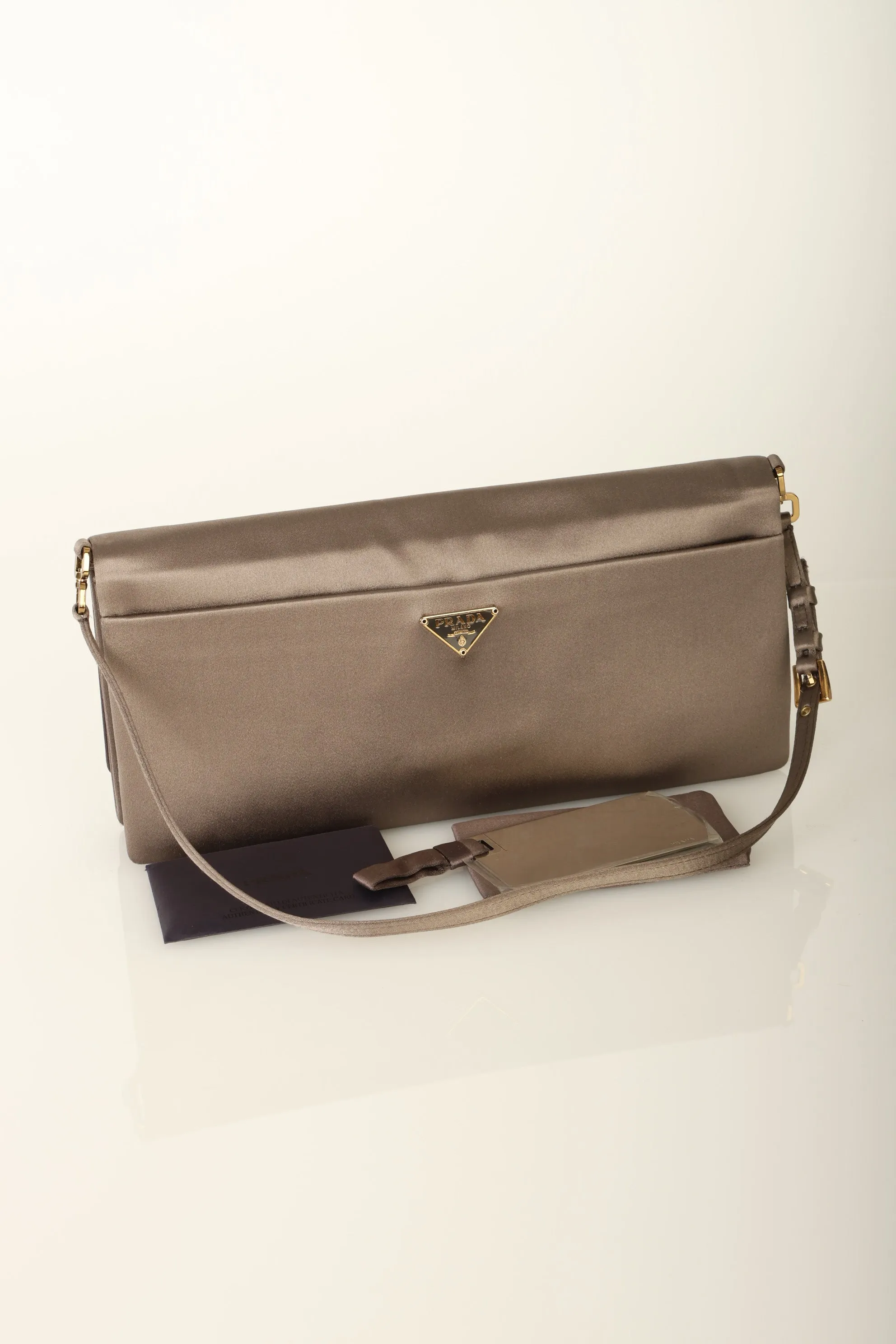 Rare Prada Satin Shoulder Bag
