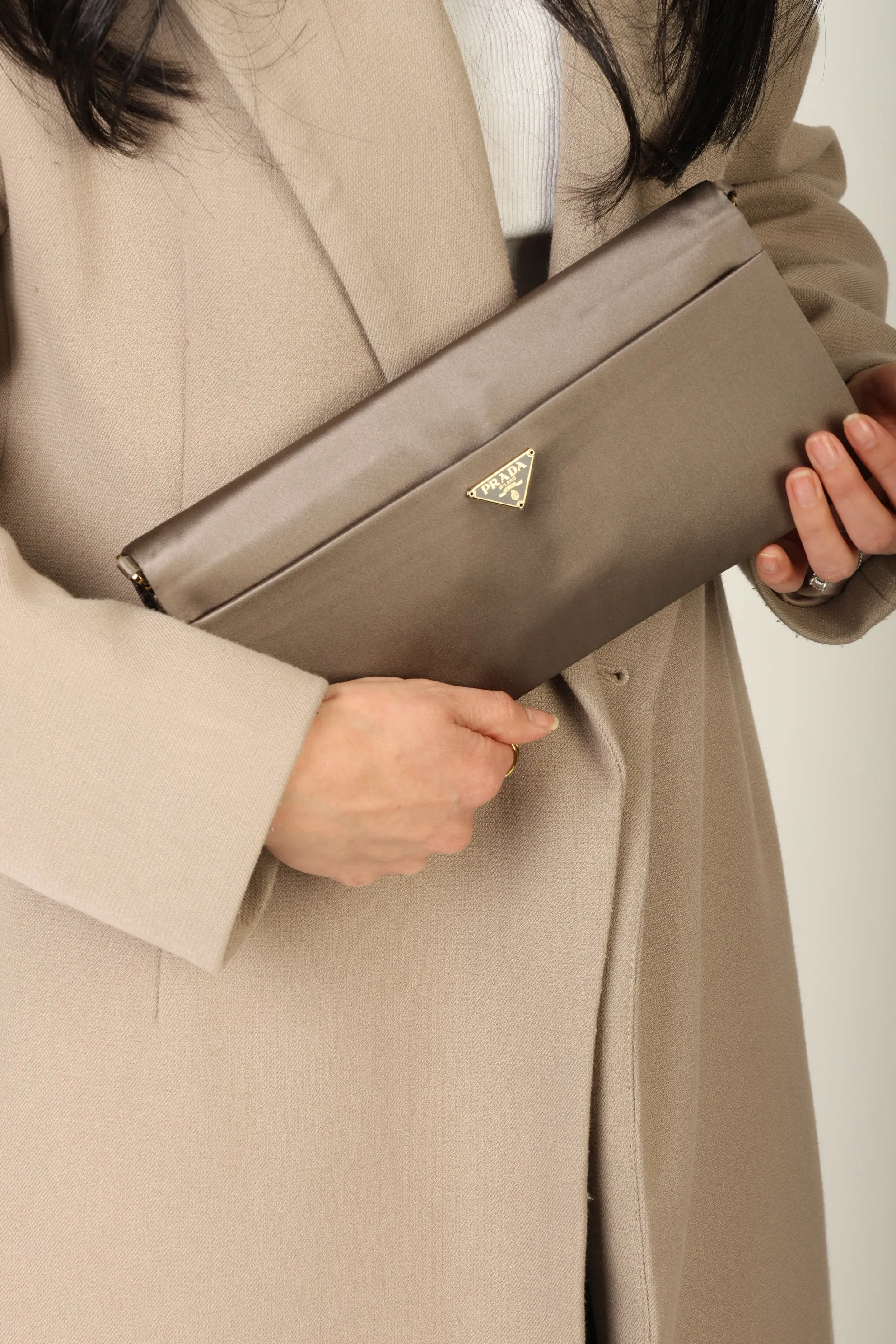 Rare Prada Satin Shoulder Bag