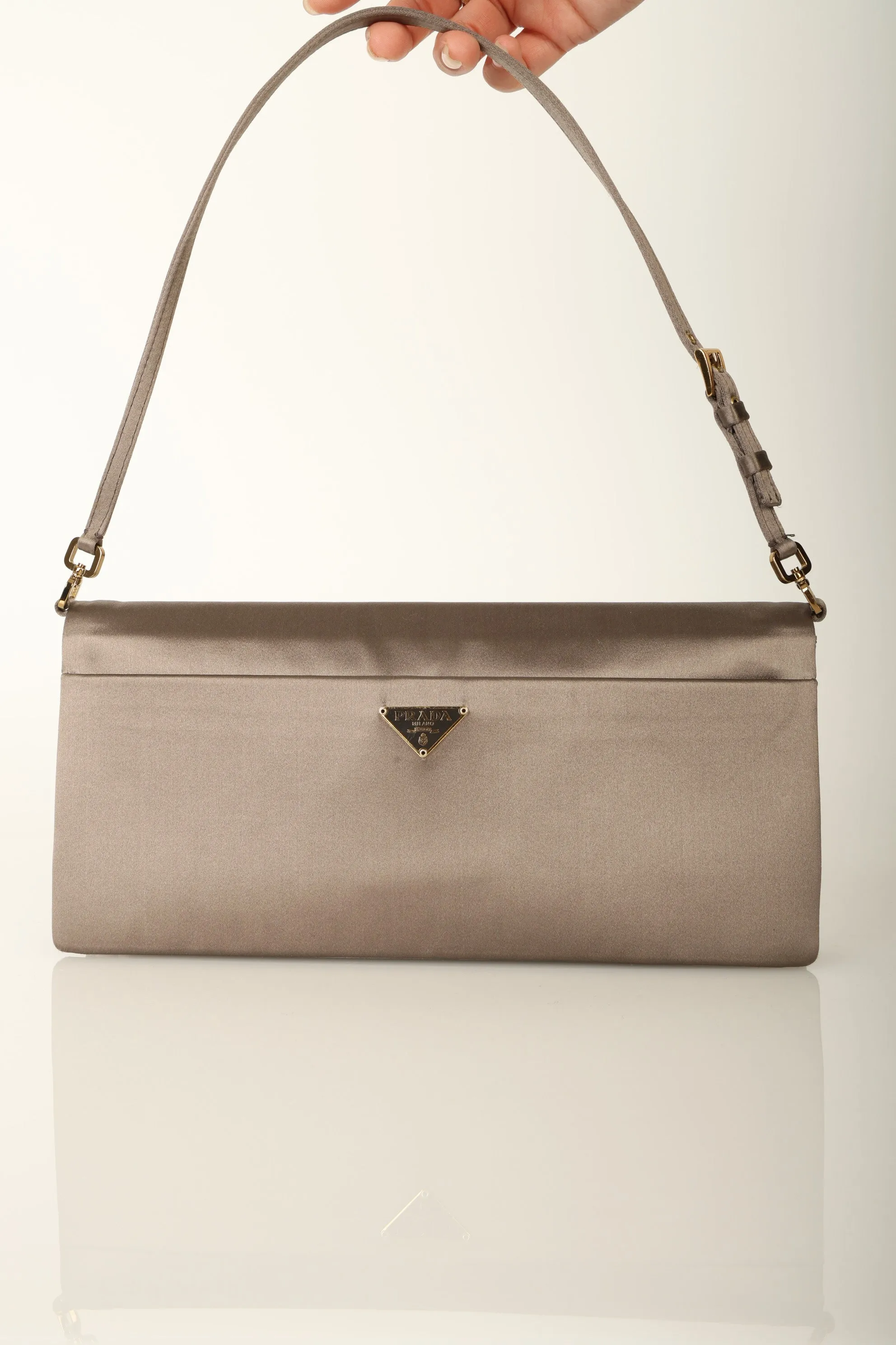 Rare Prada Satin Shoulder Bag