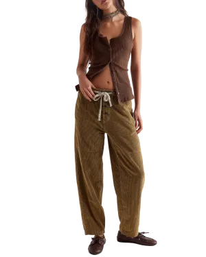 Roscoe Cord Pull On Trousers in Bermuda