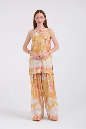 Shalwar Set'24 - Sunset Bloom