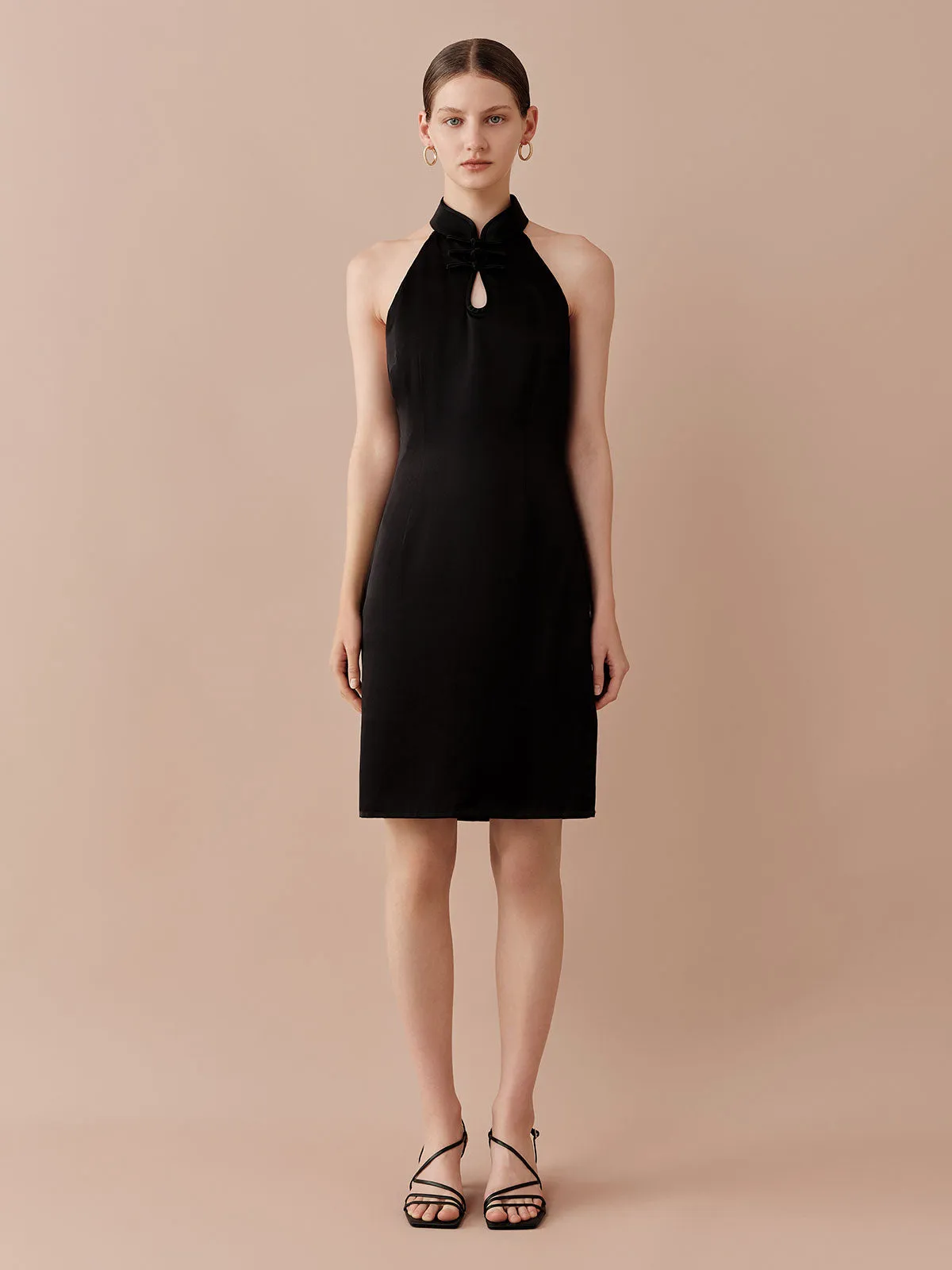 SILKINC Two-piece Lace Collared Dress
