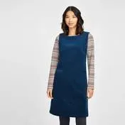 Teal Sleeveless Cord Pinafore