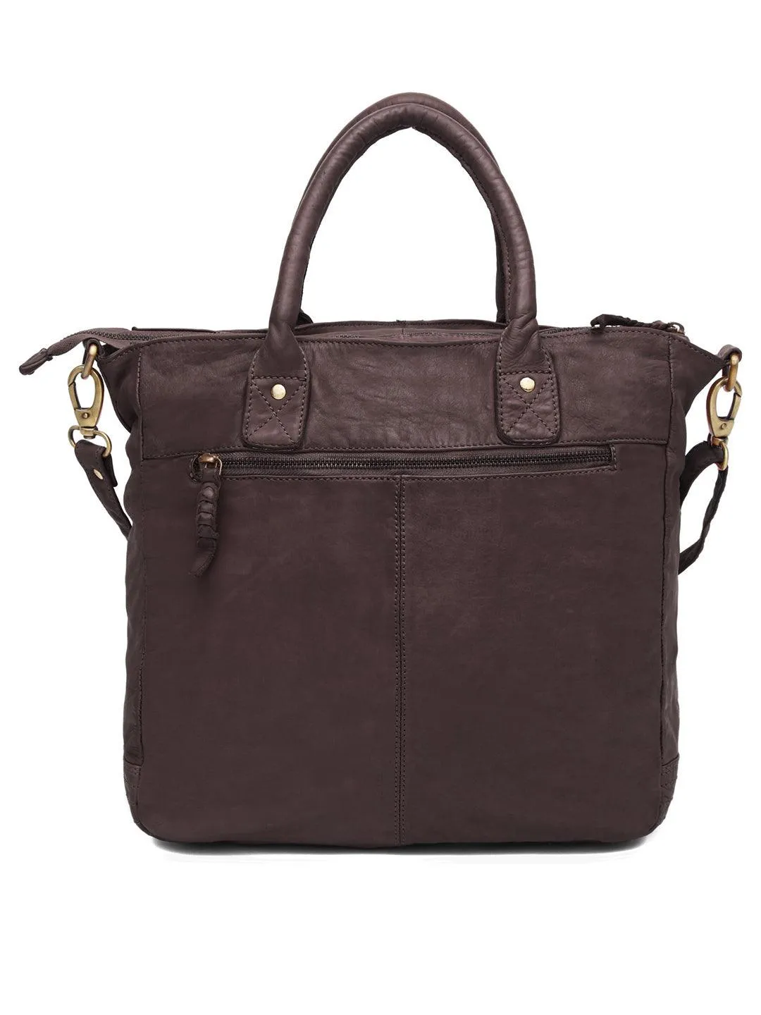 WILDHORN Leather Top Handle Satchel Tote Handbags For Girls & Women I Modern & Stylish Leather Shoulder Bag with zipper Closure I Ideal for Travelling, Parties, Weddings & Gifts