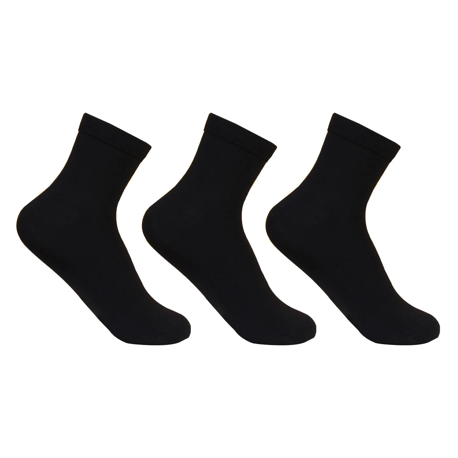 Women Silken Anklet Socks - 3 Pairs