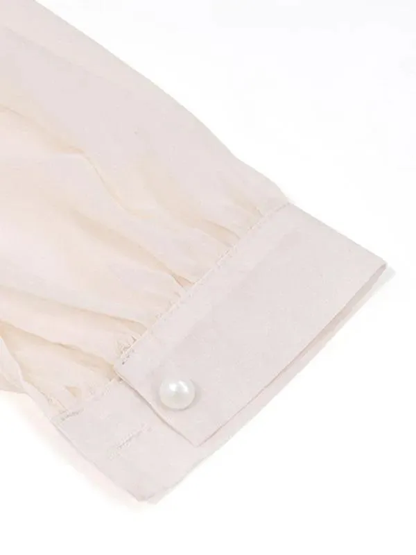 Women's Off-Shoulder Chiffon Floral Blouse